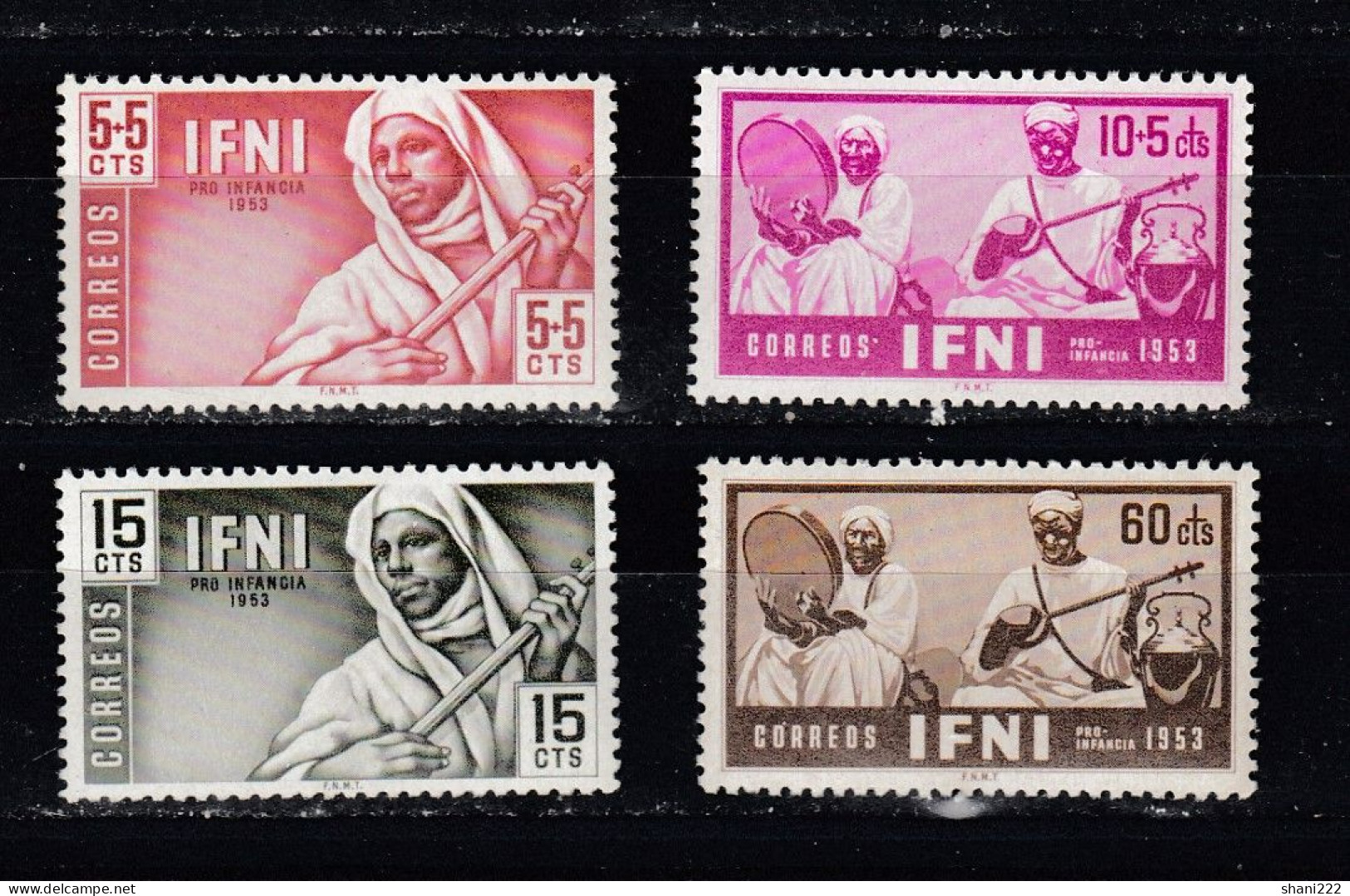 Ifni - 1953 - Pro Infancia - MNH Set  (e-823) - Ifni