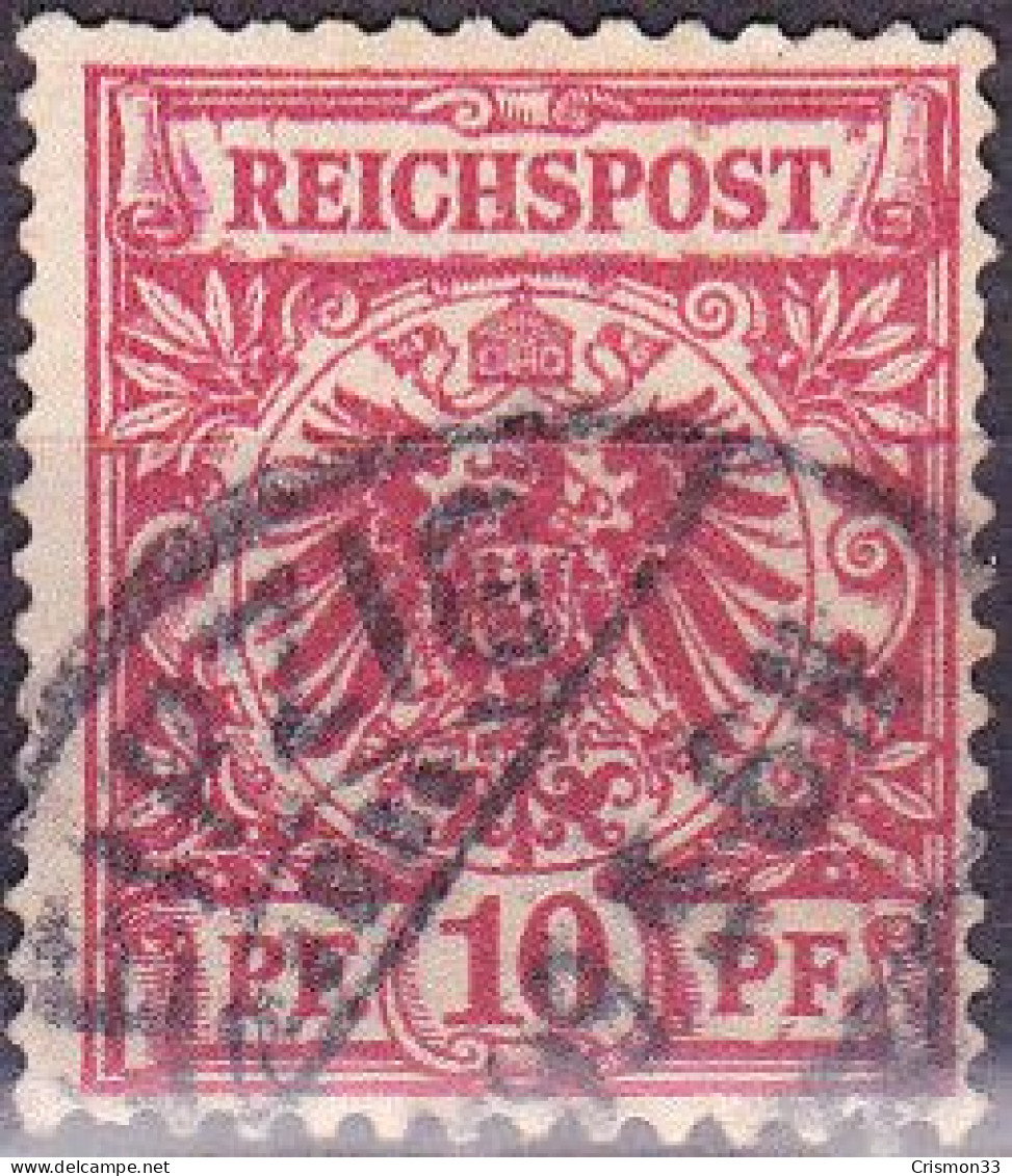 1889 - 1900 - ALEMANIA - IMPERIO - YVERT 47 - Gebruikt