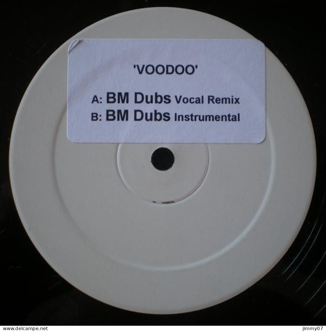 Warrior - Voodoo (BM Dubs Remixes) (12", Promo, W/Lbl) - 45 Rpm - Maxi-Single
