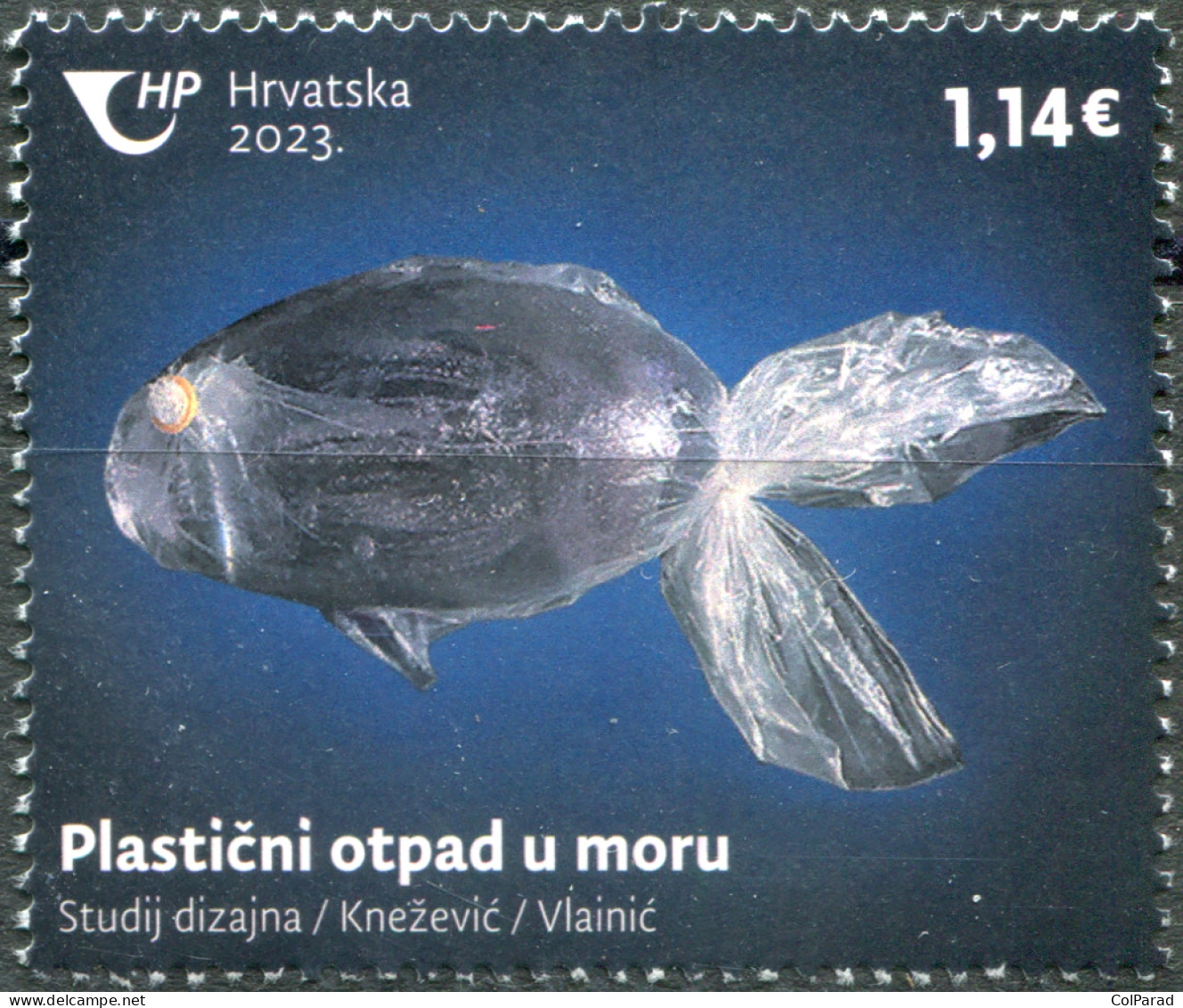 CROATIA - 2023 - STAMP MNH ** - Campaign Against Plastic Pollution In The Sea - Croatie