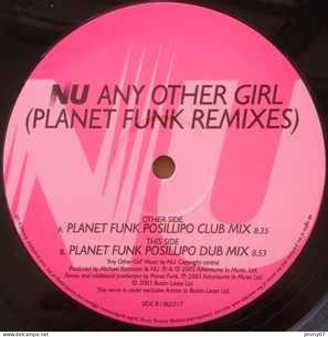 NU - Any Other Girl (Planet Funk Remixes) (12") - 45 Toeren - Maxi-Single
