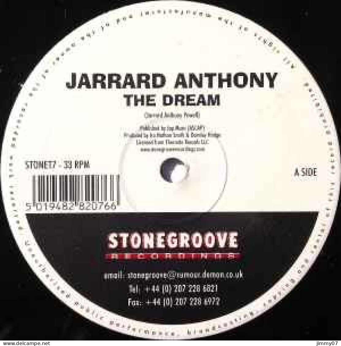 Jarrard Anthony - The Dream (12") - 45 G - Maxi-Single