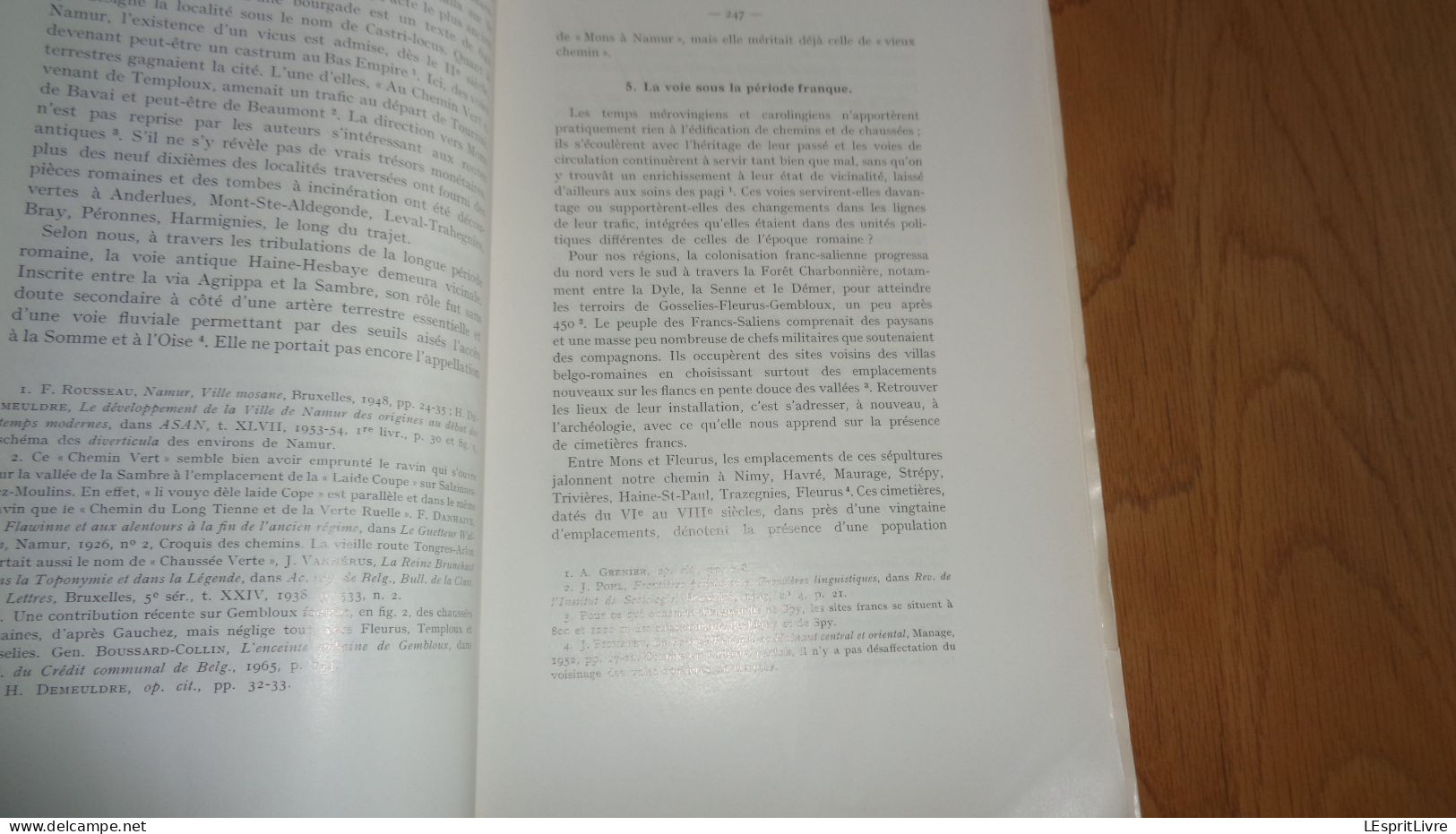 LA SORCELLERIE DANS LE COMTE DE NAMUR Au Début De L'Epoque Moderne Régionalisme Namurois Procès Sorcière - Belgien