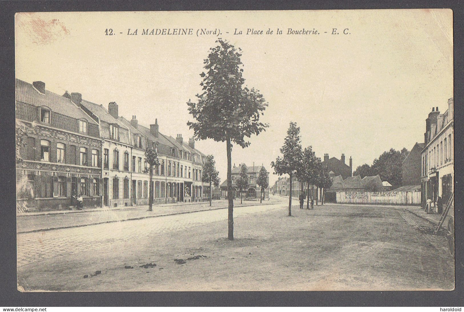 CPA 59 - LA MADELEINE - LA PLACE DE LA BOUCHERIE - La Madeleine