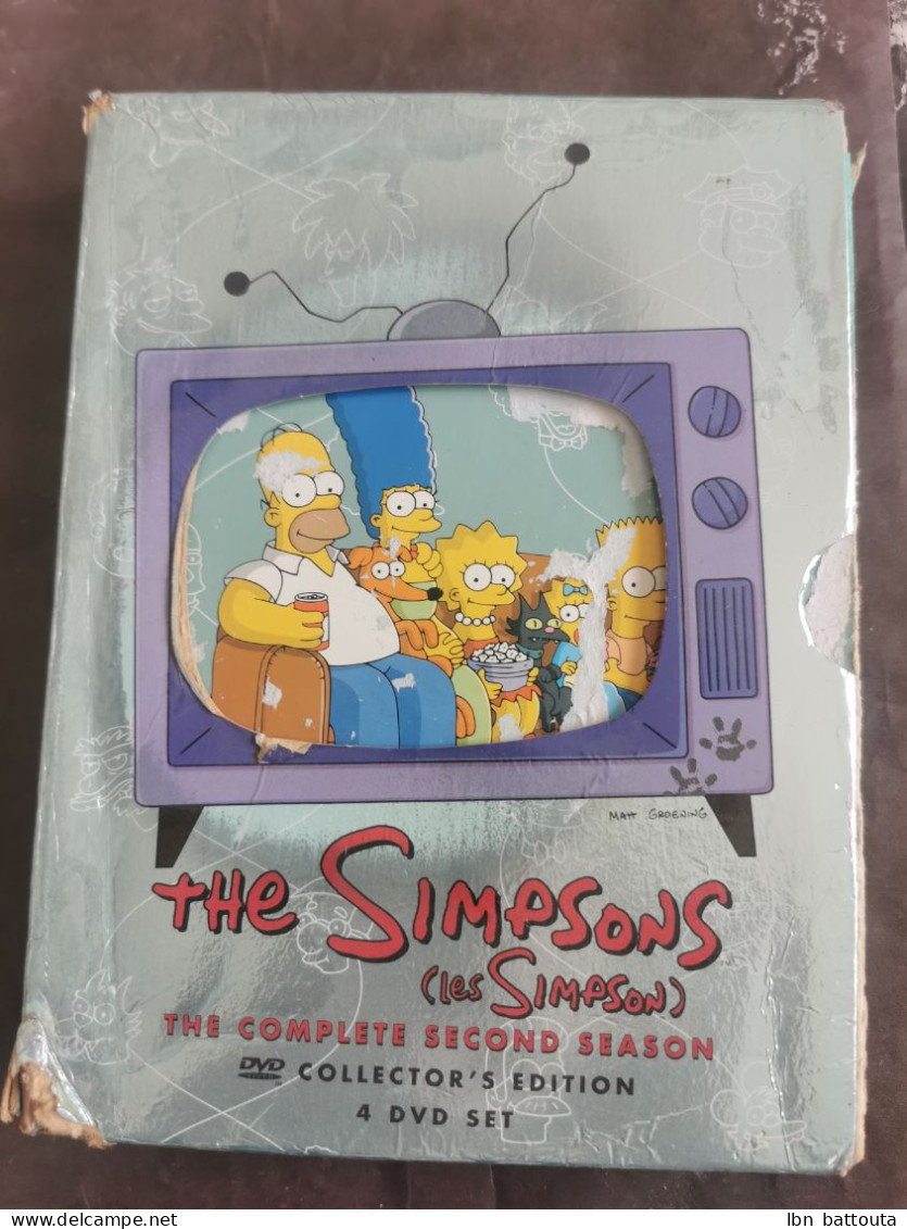 4 DVD Des Simpsons - Dessin Animé