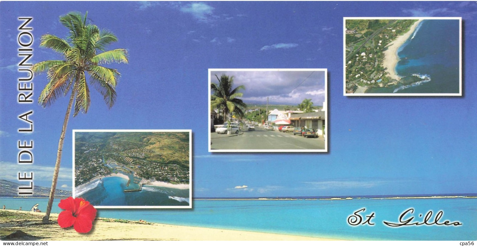 SAINT-GILLES - île De La Réunion - AGEDIS éd. CARTE PANORAMIQUE - Sonstige & Ohne Zuordnung