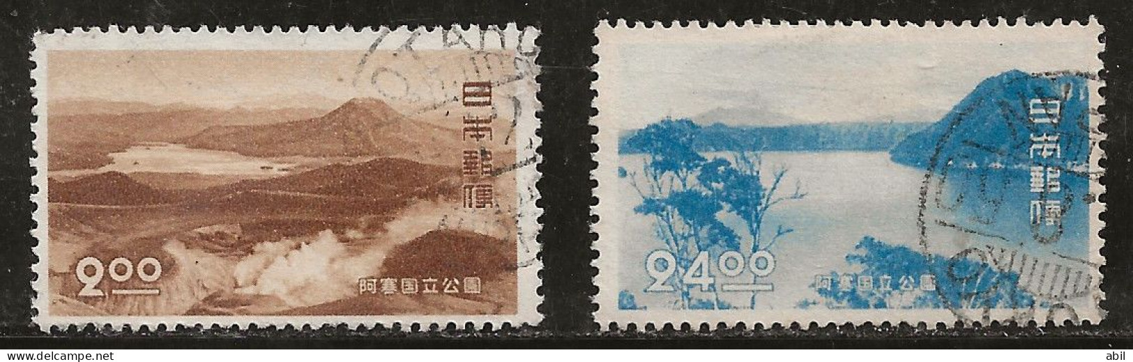 Japon 1950 N° Y&T : 448 Et 451 Obl. - Usati