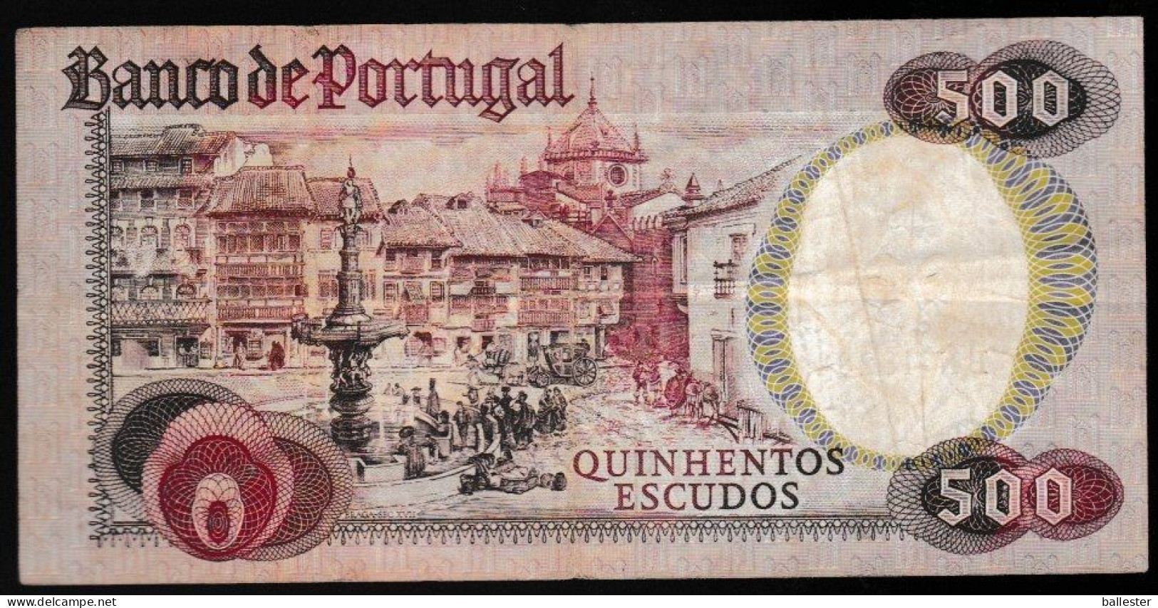 Portugal - Nota 500 Escudos Francisco Sanches 1979 (CAPICUA 48284) - Portugal