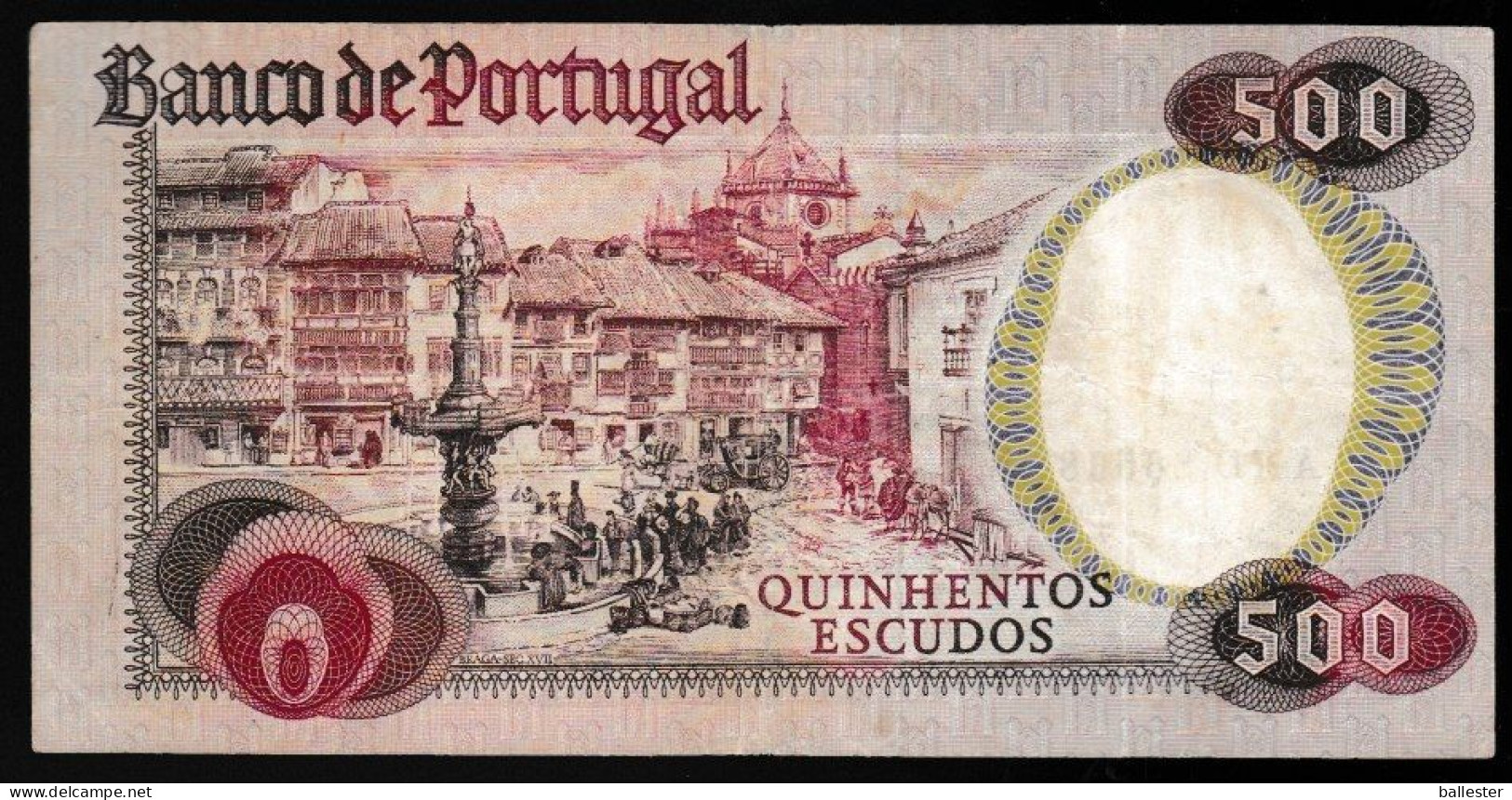 Portugal - Nota 500 Escudos Francisco Sanches 1979 (CAPICUA 86568) - Portugal