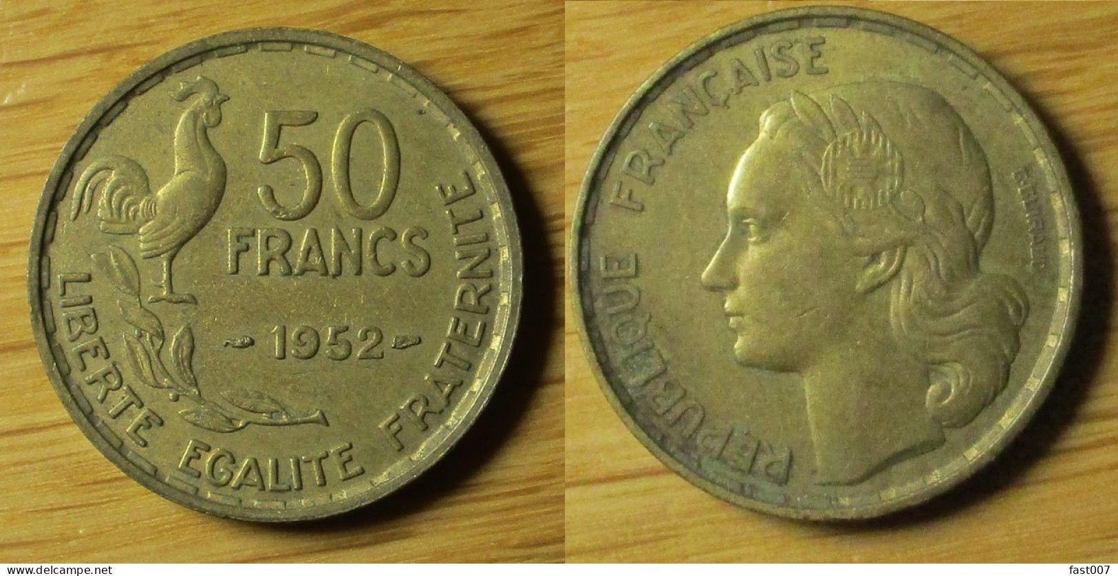 50 Francs 1952 - 50 Francs