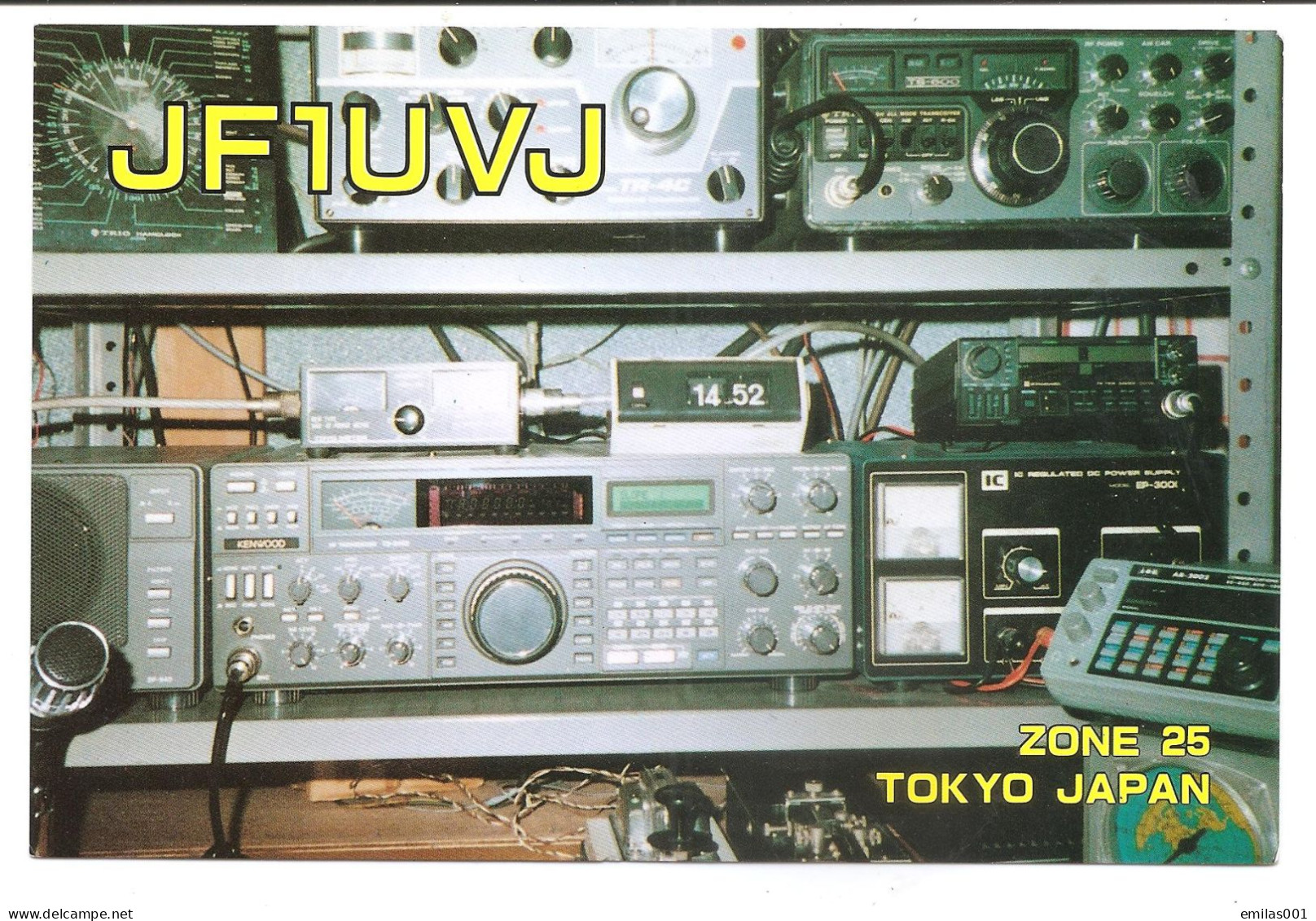 QSL  - JAPON - Radioamateur Club Station , équipement Radioamateur - Radio Amateur