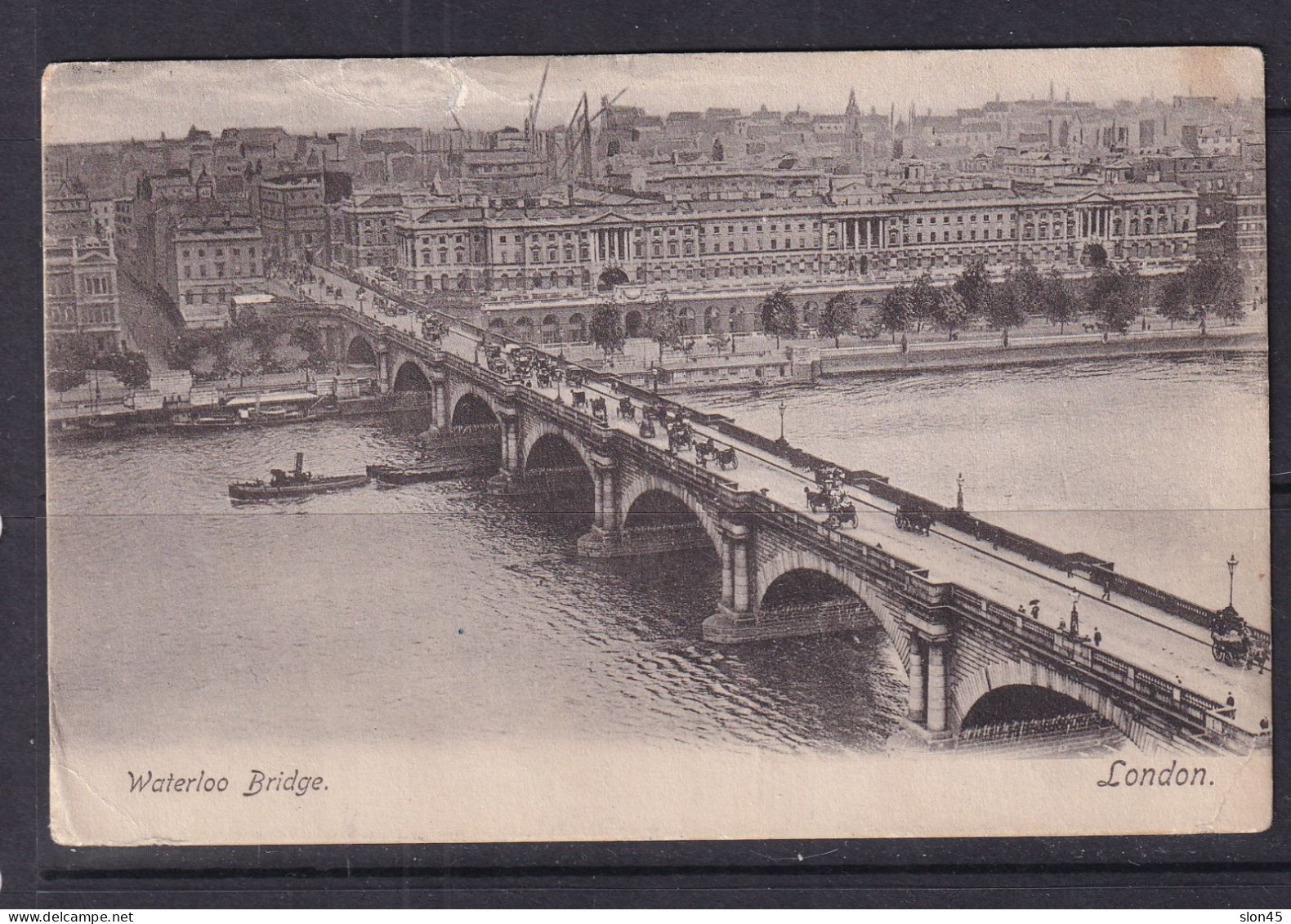 Great Britain 1911 London Waterloo Bridge Postal Card To Germany 16098 - Lettres & Documents