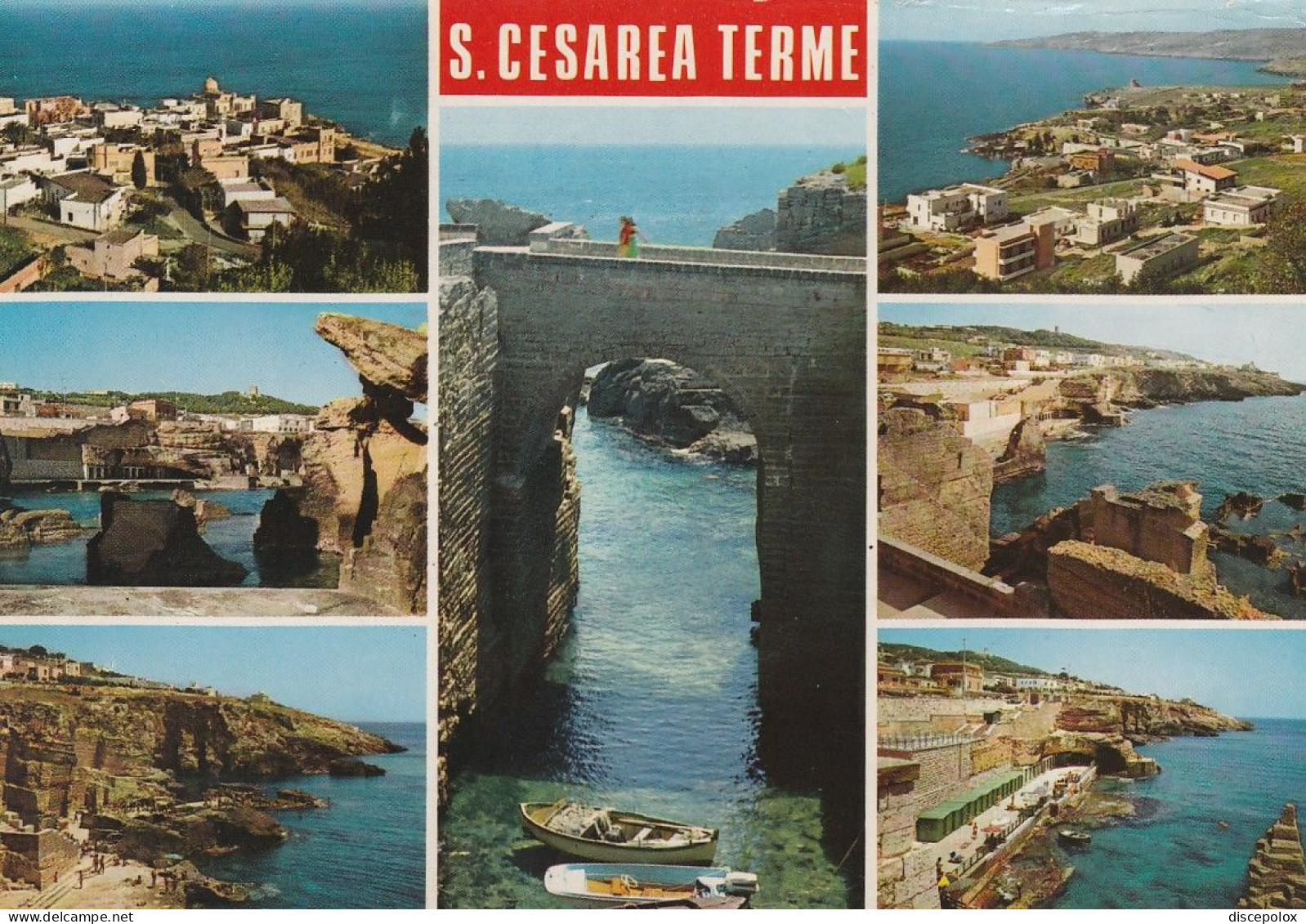 AD49 Santa Cesarea Terme (Lecce) - Panorama Vedute Multipla / Viaggiata 1982 - Andere & Zonder Classificatie