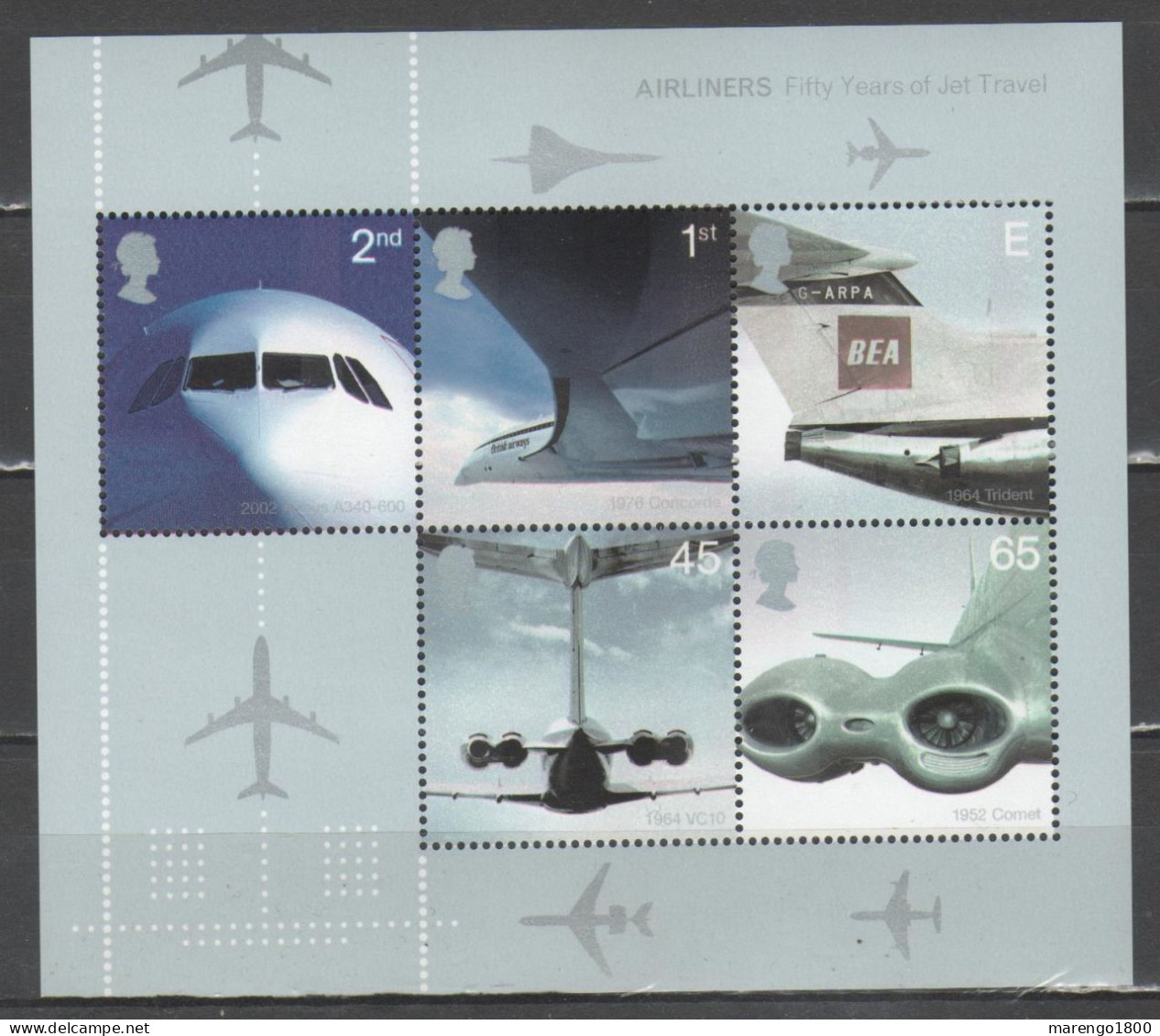 GB 2002 - Airliners Bf          (g9650) - Unused Stamps