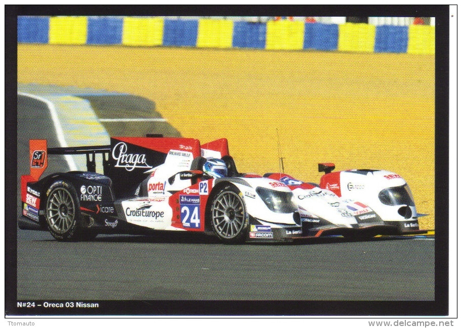 24 Heures Du Mans 2014  -  Oreca Nissan  -  Rast/Charouz/Capillaire  -  Sebastien Loeb Racing -  Carte Postale - Le Mans