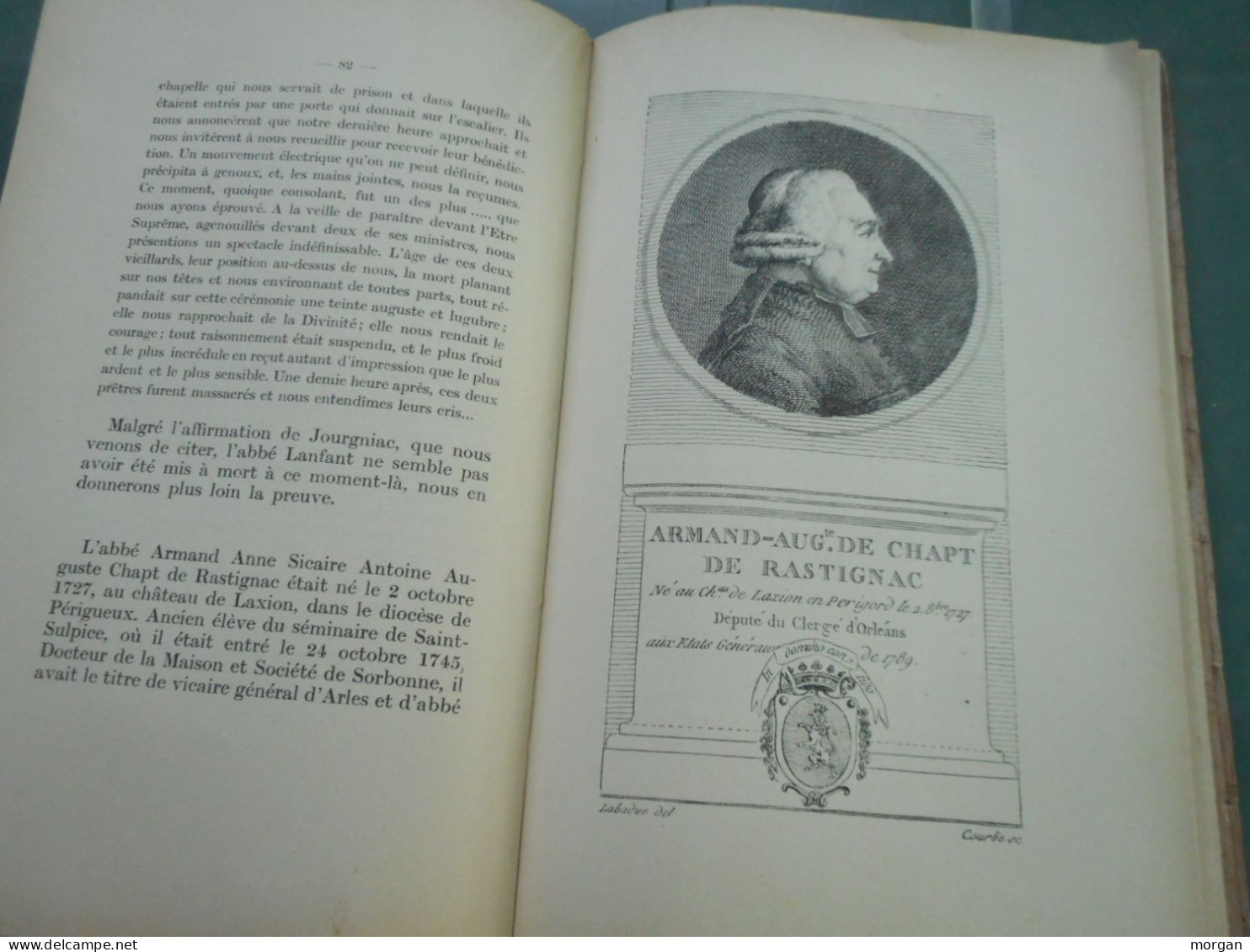 1931, LES BIENHEUREUX MARTYRS DE L'ABBAYE SAINT GERMAIN DES PRES IMMOLES EN 1792, TIRAGE 500 EX.