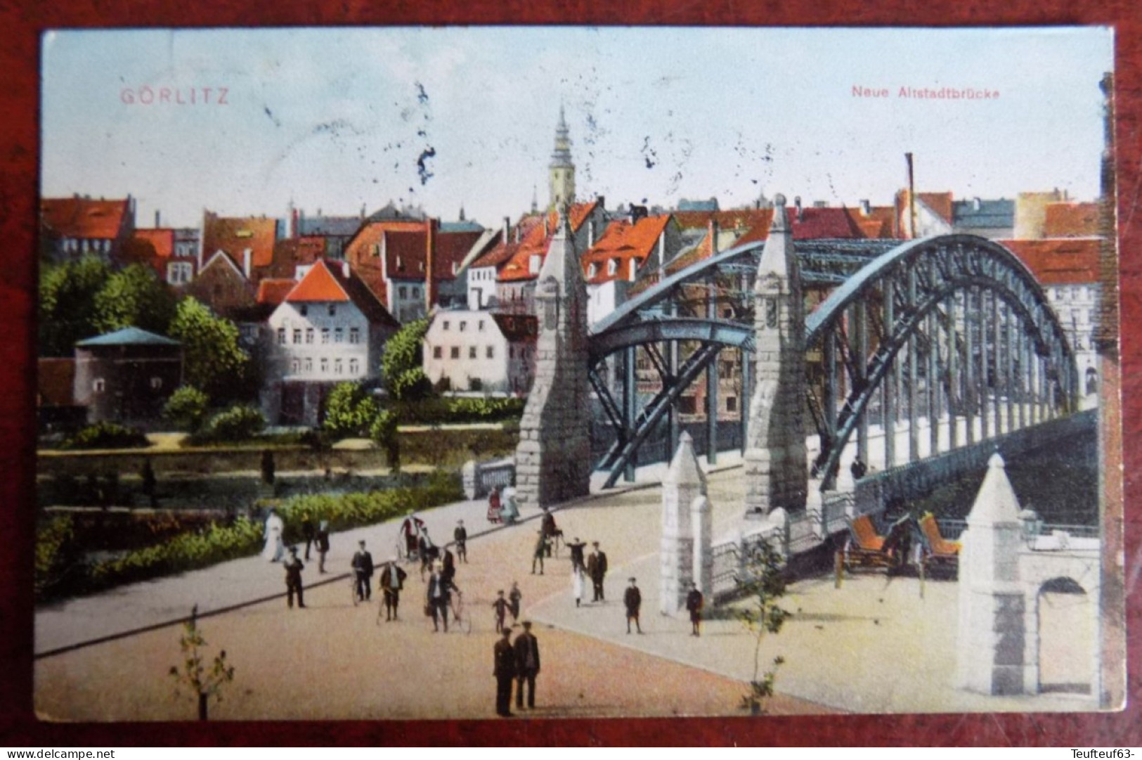 AK Görlitz ; Neue Alstadtbrücke - Goerlitz