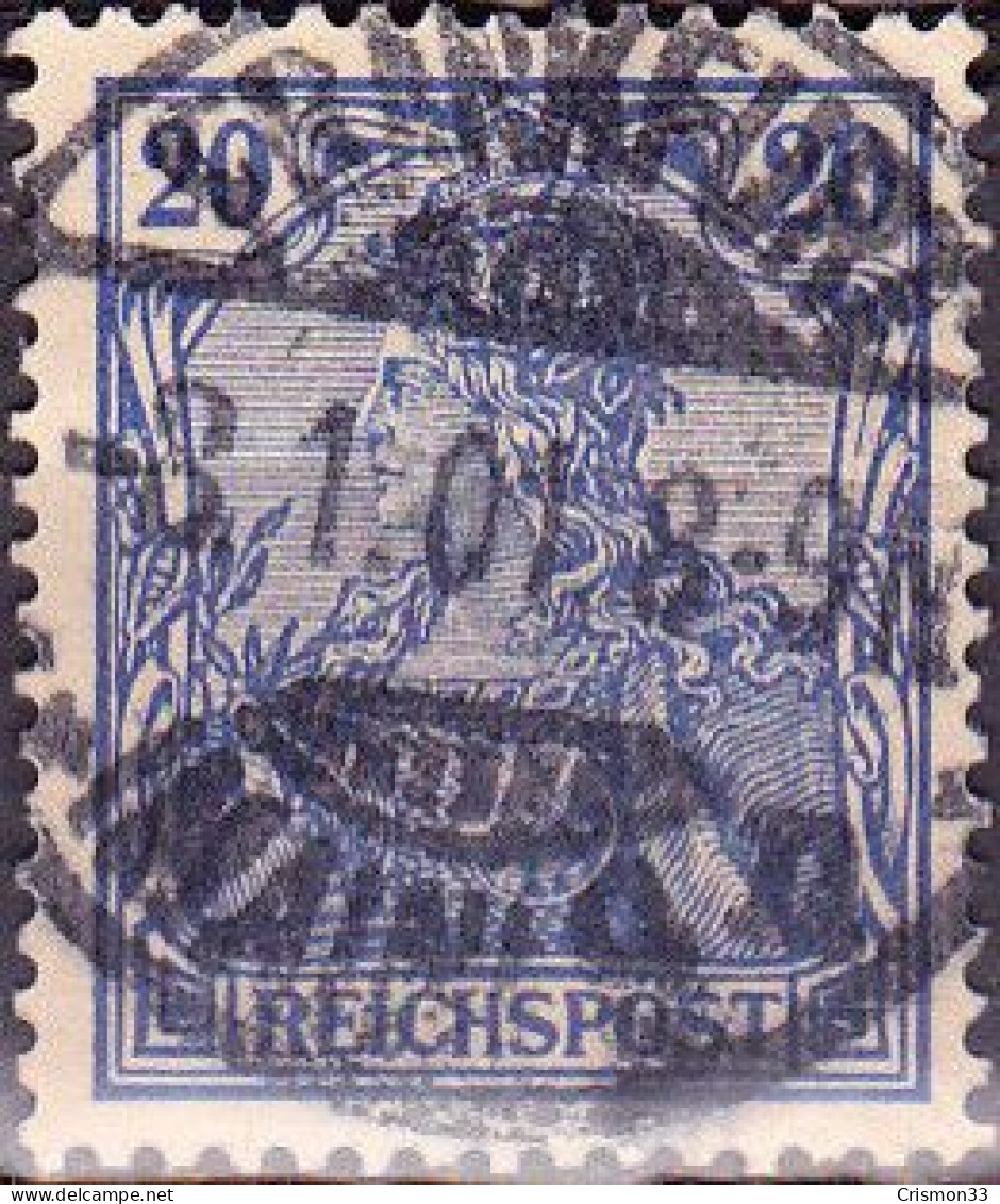 1900 - ALEMANIA - IMPERIO - GERMANIA REICHPOST - YVERT 55 - Gebruikt