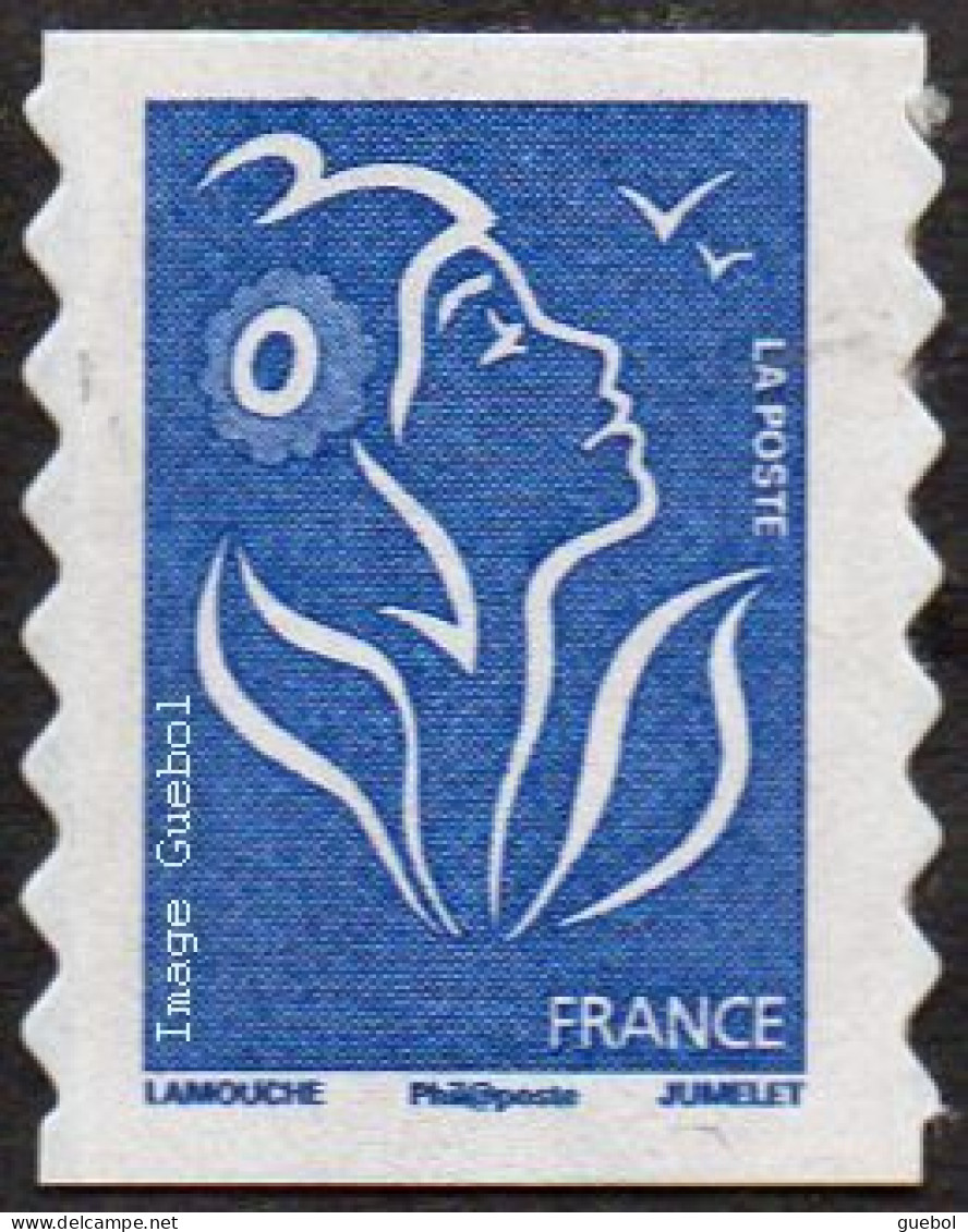 France N° 4127 ** Ou 147 Autoadhésif - Marianne De Lamouche TVP ( Phil@poste ) Bleu - Ungebraucht