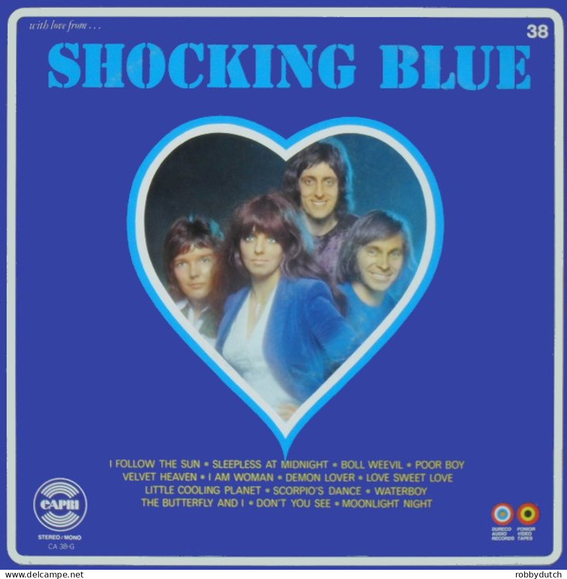 * LP *  SHOCKING BLUE  - WITH LOVE FROM SHOCKING BLUE (Holland 1972) - Rock