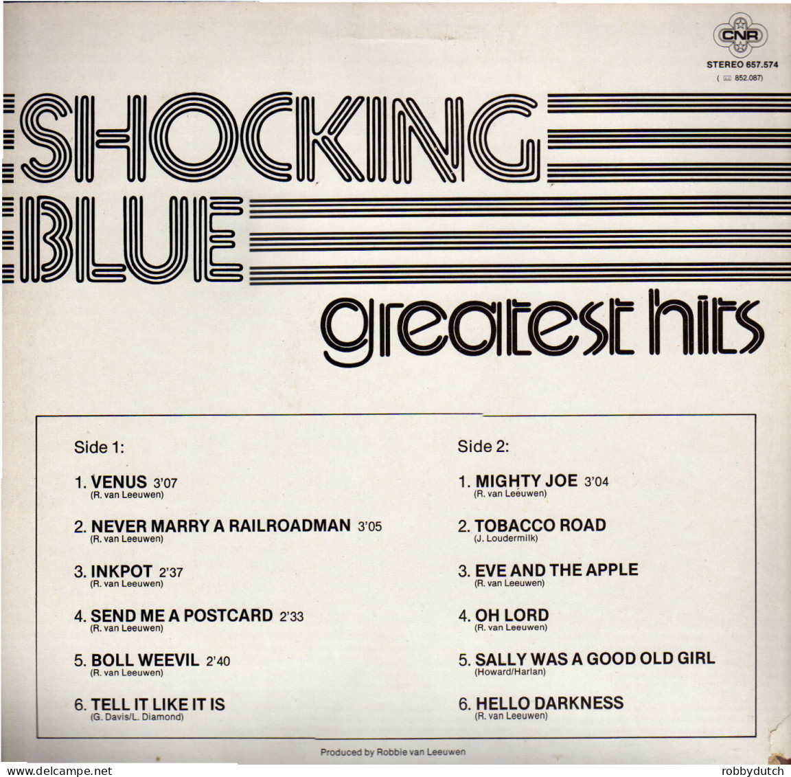 * LP *  SHOCKING BLUE - GREATEST HITS (Holland 1980 EX) - Rock