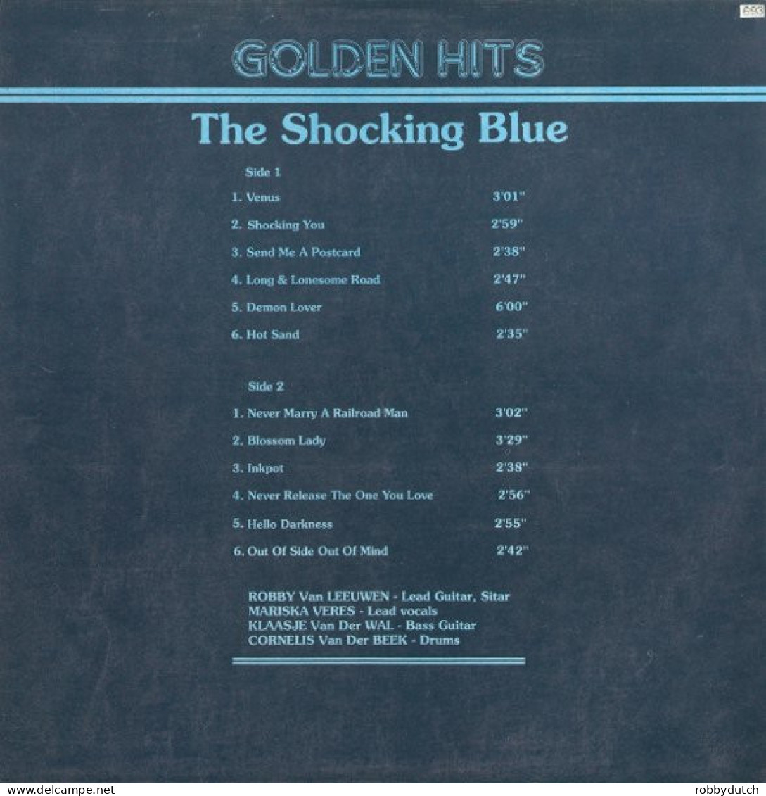 * LP *  SHOCKING BLUE - GOLDEN HITS (title On Cover) / GREATEST HITS (title On Labels) (USSR 1991 EX-) - Rock