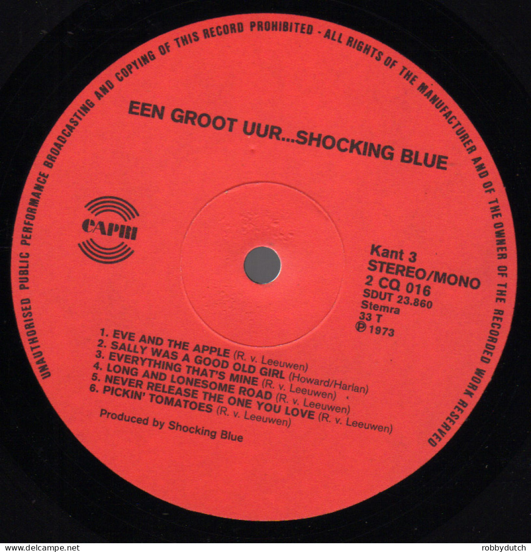 * 2LP *  SHOCKING BLUE  - EEN GROOT UUR SHOCKING BLUE (Holland 1975)