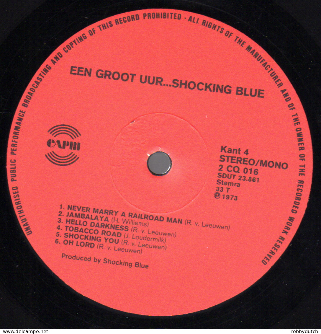 * 2LP *  SHOCKING BLUE  - EEN GROOT UUR SHOCKING BLUE (Holland 1975)