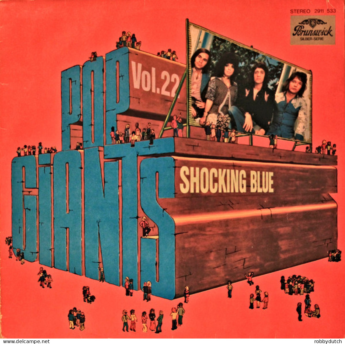 * LP *  SHOCKING BLUE - POP GIANTS Vol.22 (Germany 1972 EX-) - Rock