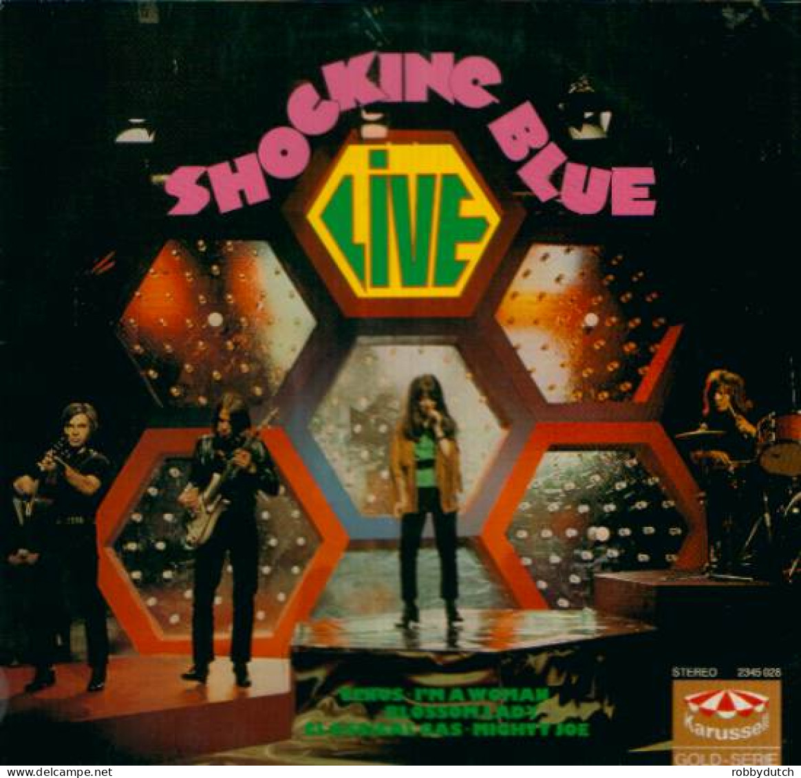 * LP *  SHOCKING BLUE - LIVE (Germany 1972 EX-) - Rock