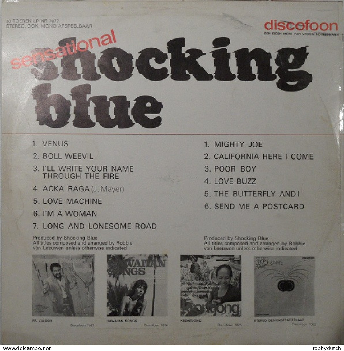 * LP *  SHOCKING BLUE - SENSATIONAL (Holland 1969) - Rock