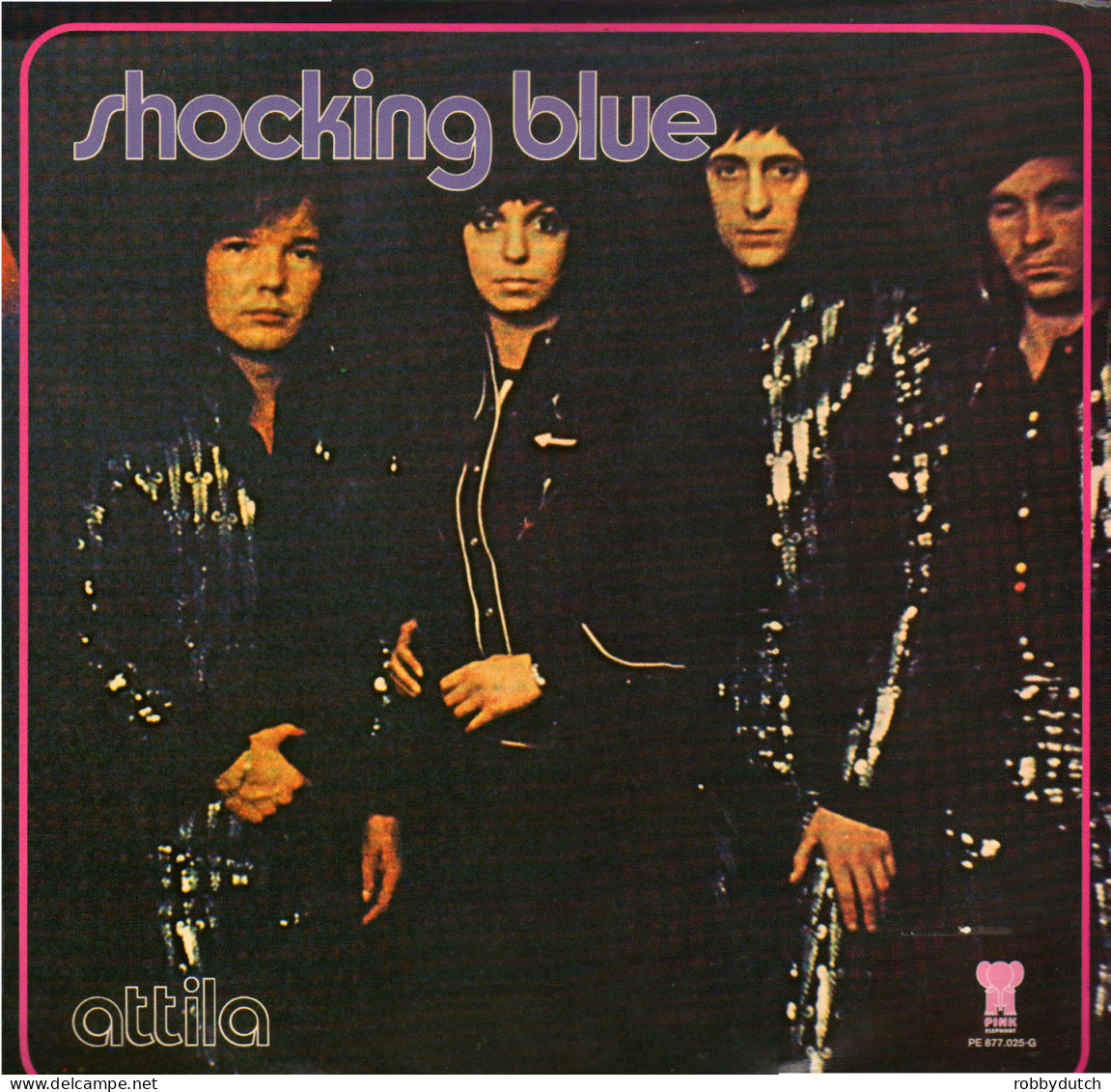 * LP *  SHOCKING BLUE - ATTILA (title On Cover, Front + Back); ATTILLA (title On Both Labels) (NL 1972 EX!!) - Rock