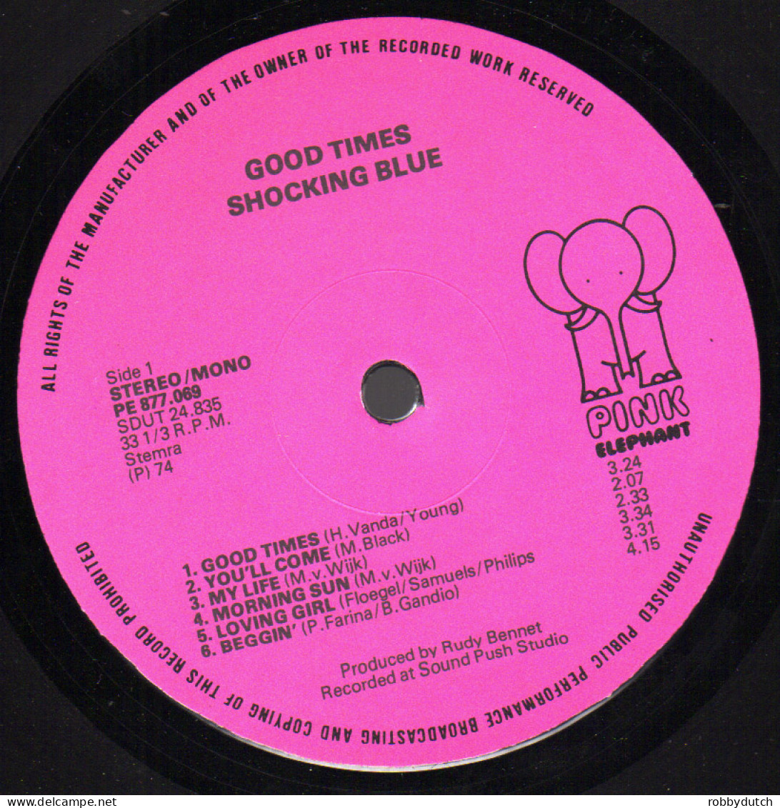 * LP *  SHOCKING BLUE - GOOD TIMES (Holland 1974) - Rock