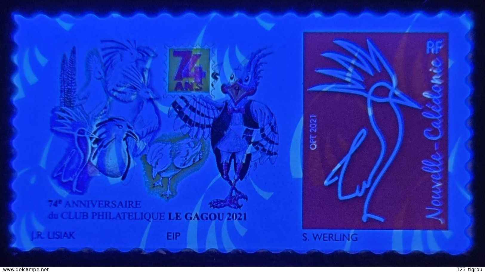 CAGOU PERSONNALISE CLUB CAGOU 2021 TB - Unused Stamps