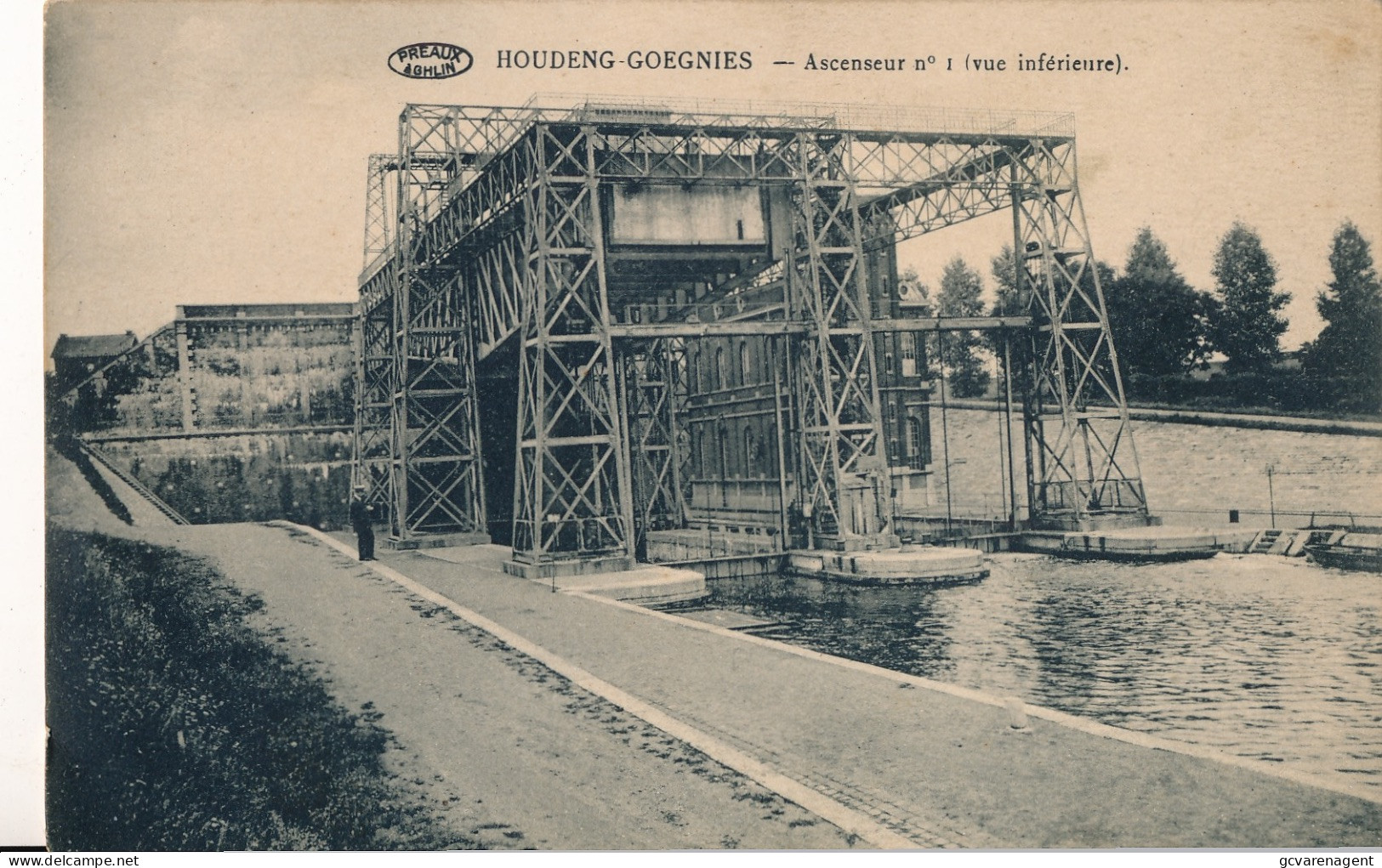 HOUDENG  GOEGNIES  ASCENSEUR N°1 VUE INFERIEURE         ZIE AFBEELDINGEN - La Louviere