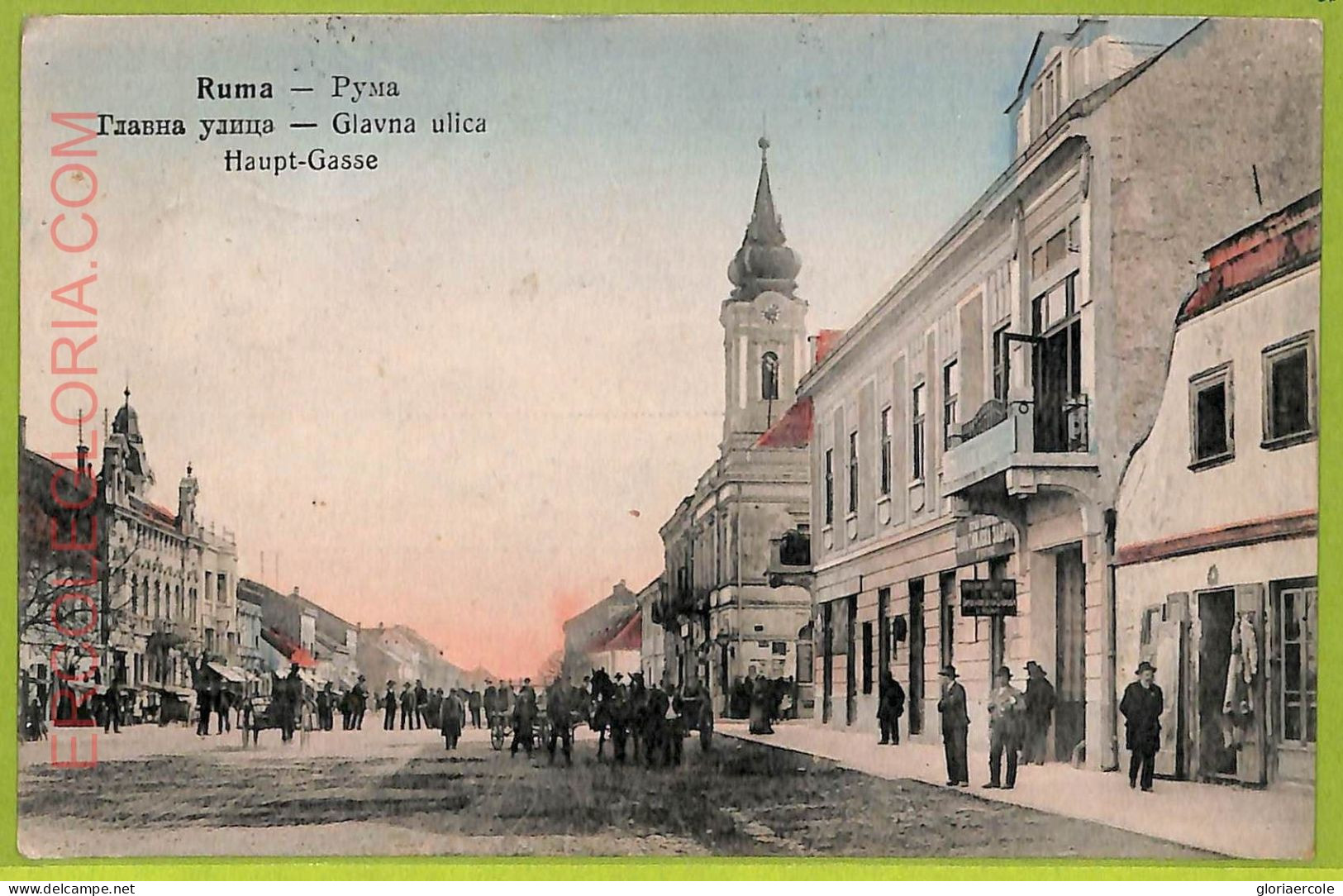 Ae8945 - Ansichtskarten VINTAGE POSTCARD - SERBIA - Ruma Рума - 1912 - Serbie