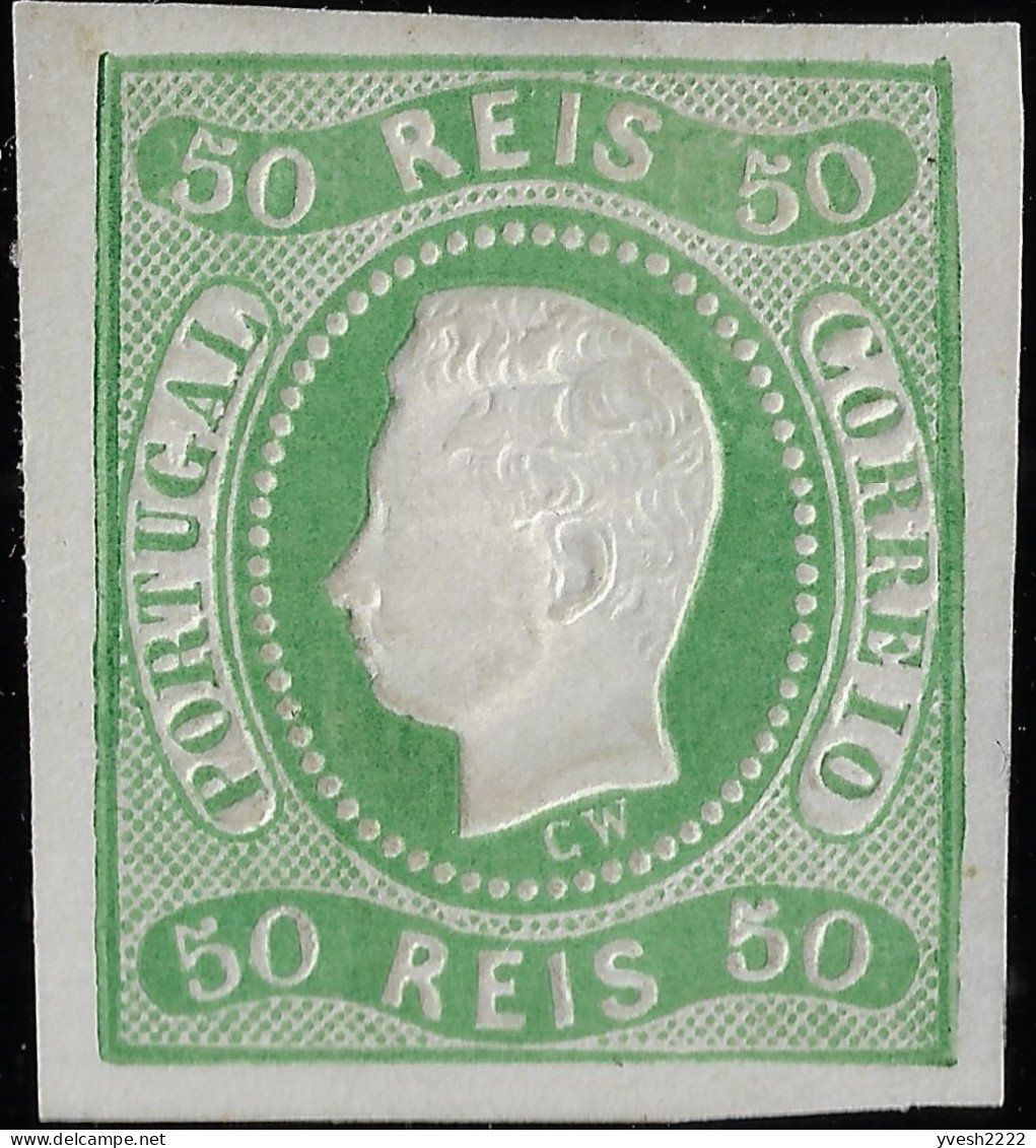 Portugal 1866 Y&T 22. 50 R Vert Neuf - Neufs