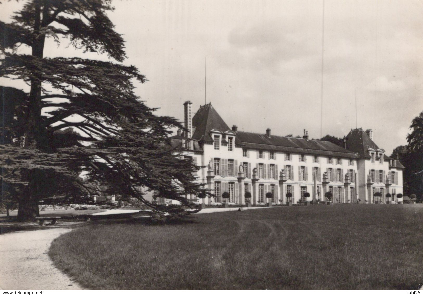 CHATEAU DE MALMAISON LA FACADE SUR LE PARC ET LE CEDRE - Chateau De La Malmaison