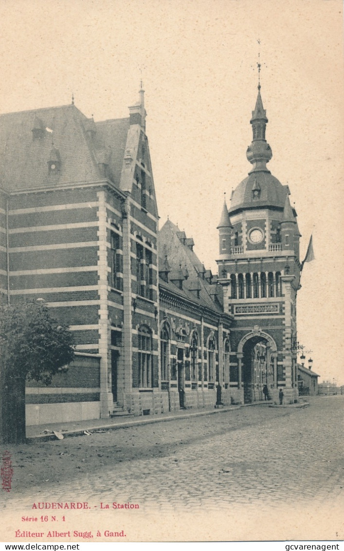 OUDENAARDE   LA STATION    A.SUGG  16/1            ZIE AFBEELDINGEN - Oudenaarde