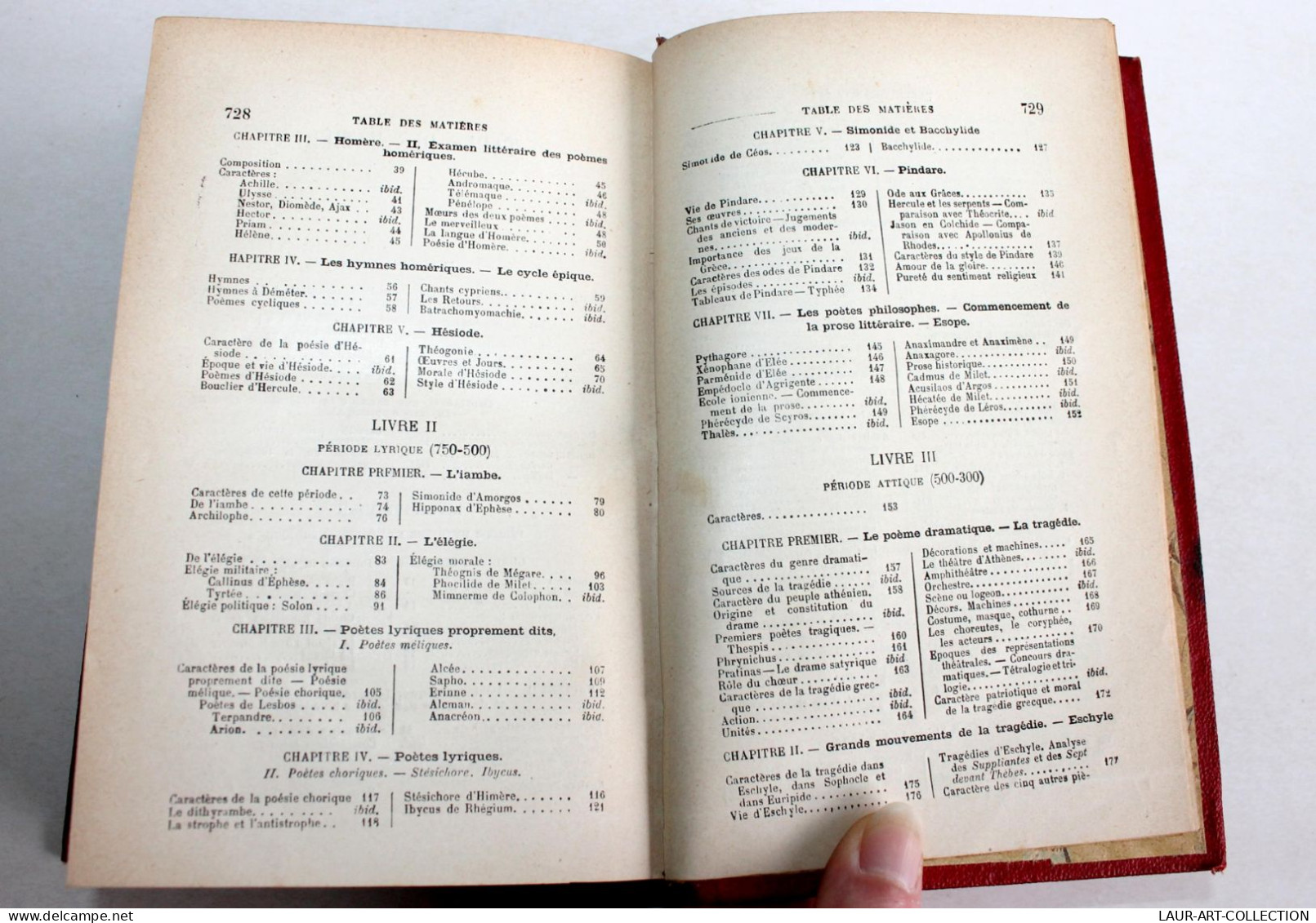 HISTOIRE DE LA LITTERATURE GRECQUE Par F. DELTOUR, 4e EDITION 1890 Lib DELAGRAVE / ANCIEN LIVRE XIXe SIECLE (2603.3) - 1801-1900