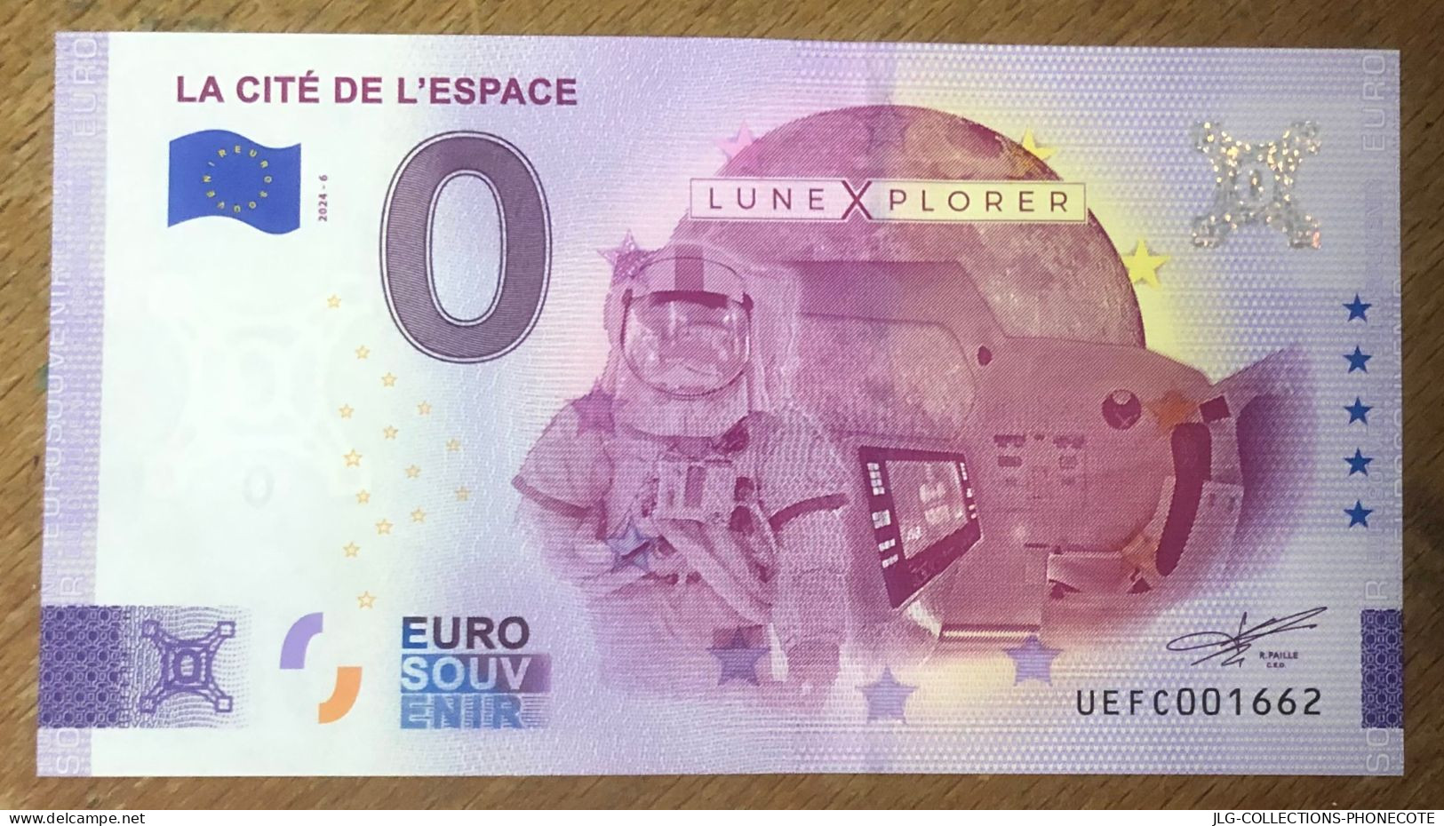 2024 LA CITÉ DE L'ESPACE TOULOUSE BILLET 0 EURO SOUVENIR 0 EURO SCHEIN BANKNOTE PAPER MONEY BILLETE - Privatentwürfe