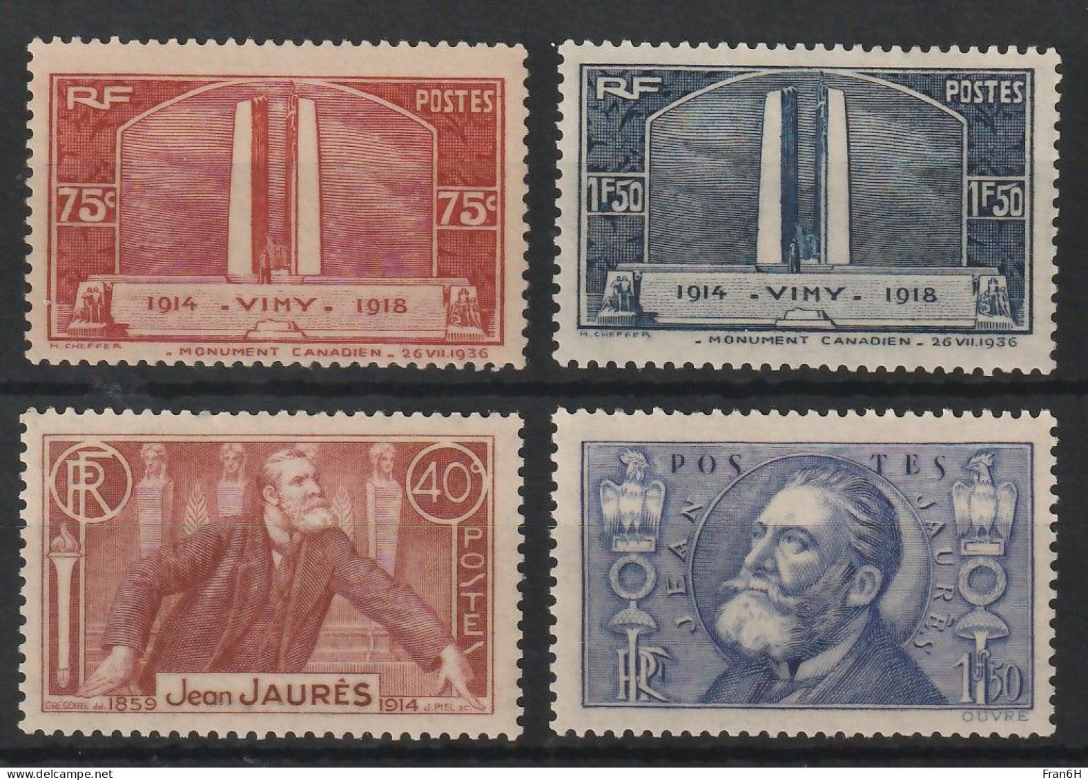 YT N° 316 à 319 - Neufs ** - MNH - Cote 127,00 € - Nuovi