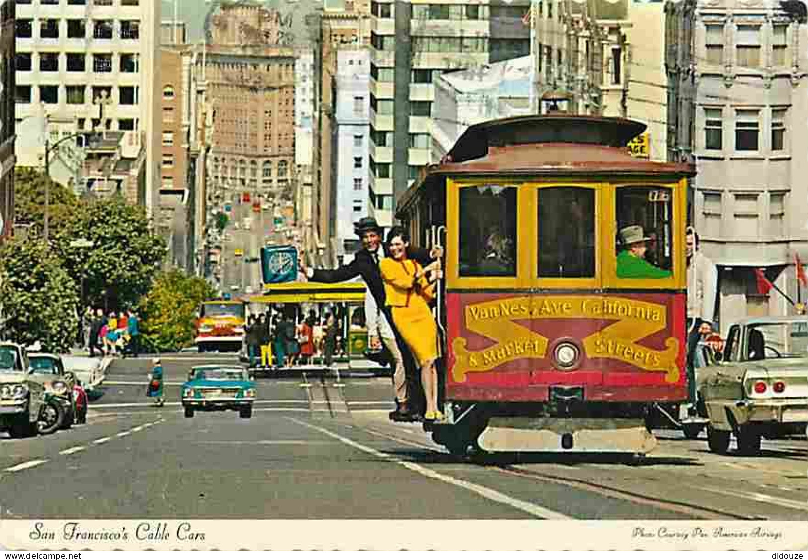 Trains - Tramways - Etats Unis - San Francisco - Cable Car - CPM - Voir Scans Recto-Verso - Tram