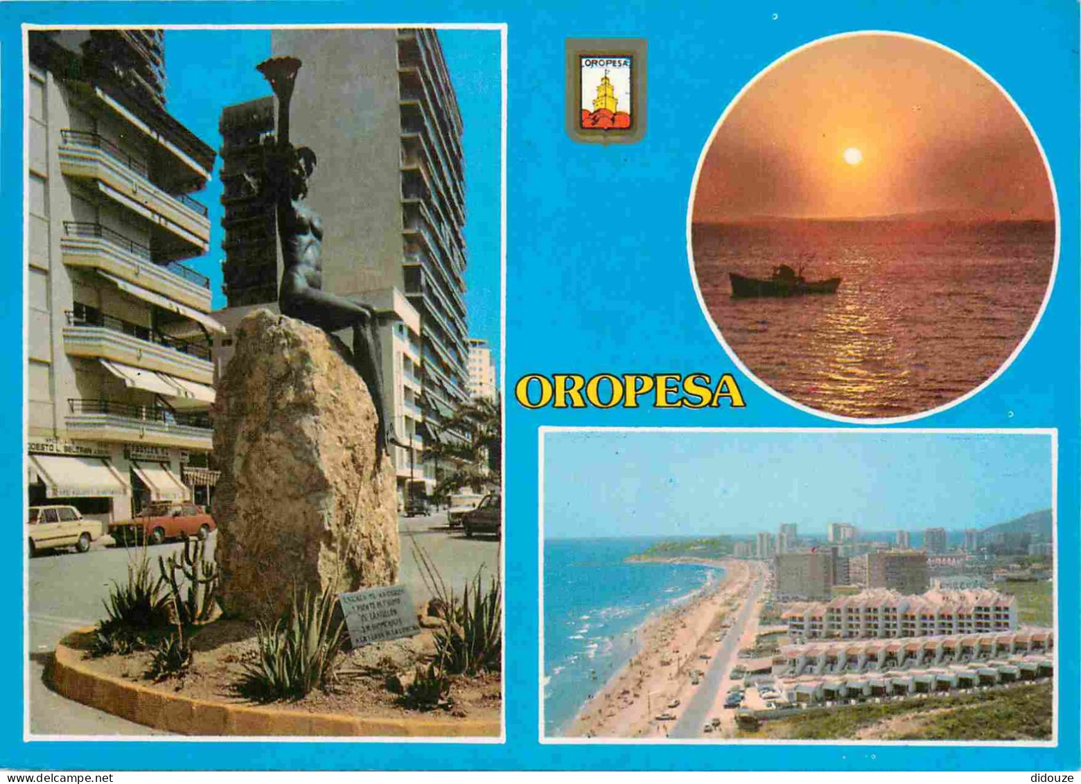 Espagne - Espana - Comunidad Valenciana - Oropesa - Multivues - Automobiles - CPM - Voir Scans Recto-Verso - Castellón