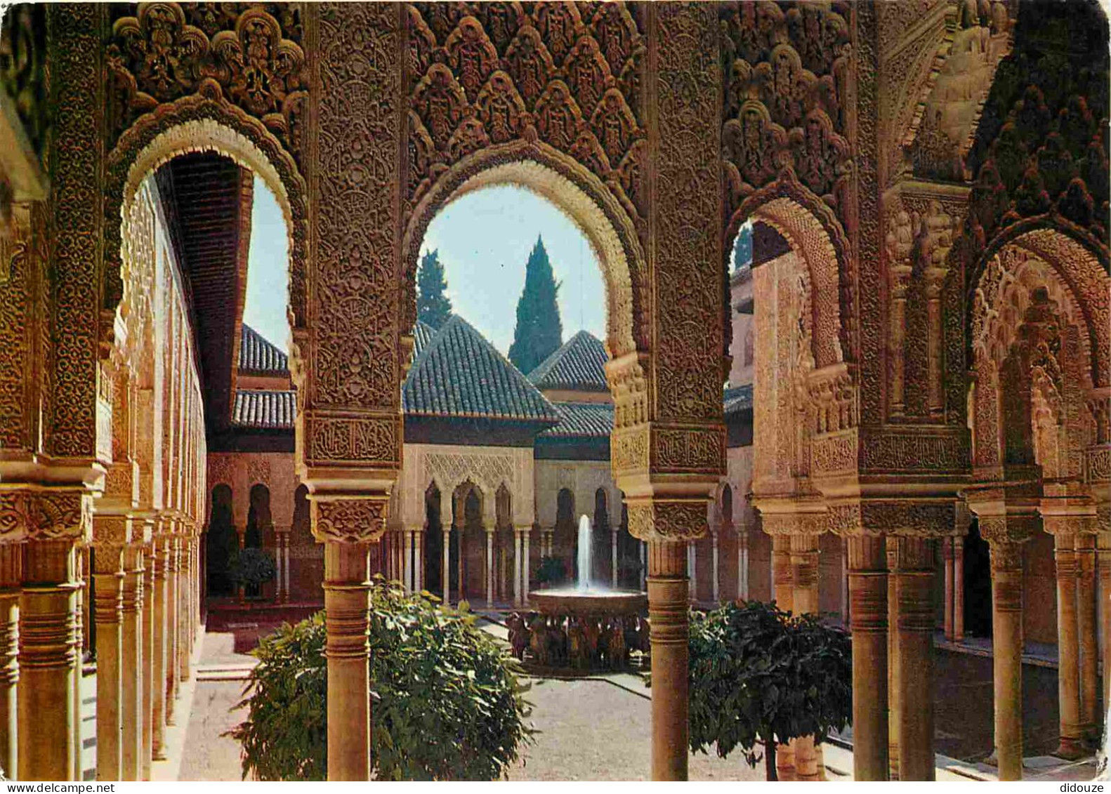 Espagne - Espana - Andalucia - Granada - Alhambra - Patio De Los Leones - Cour Des Lions - Espana - CPM - Voir Scans Rec - Granada