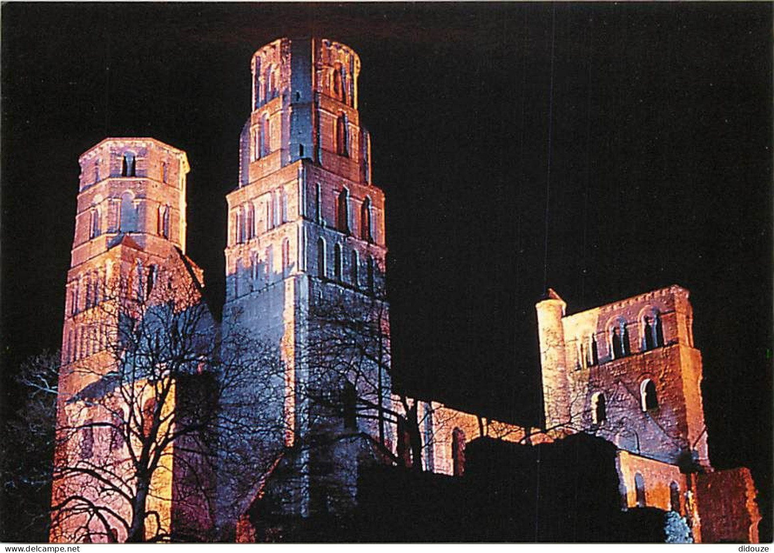 76 - Jumièges - Abbaye De Jumièges - Les Nocturrnales - Vue De Nuit - Carte Neuve - CPM - Voir Scans Recto-Verso - Jumieges