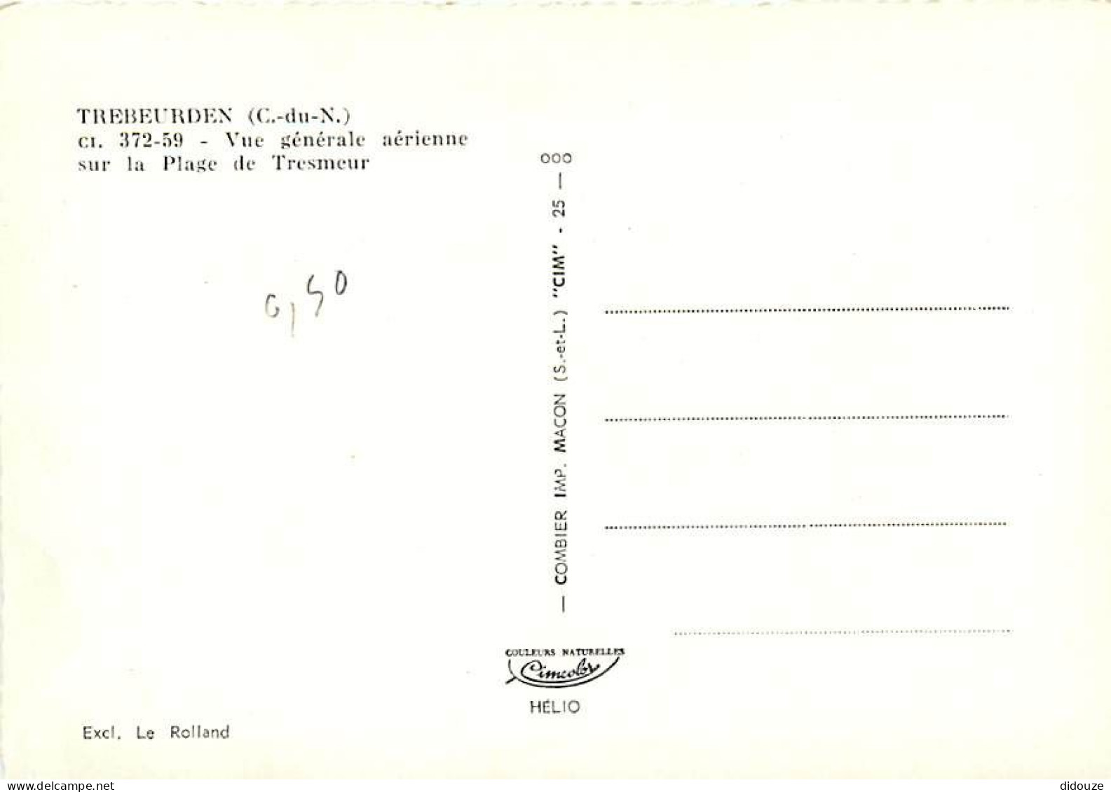 22 - Trébeurden - Vue Générale Aérienne Sur La Plage De Tresmeur - CPM - Voir Scans Recto-Verso - Trébeurden