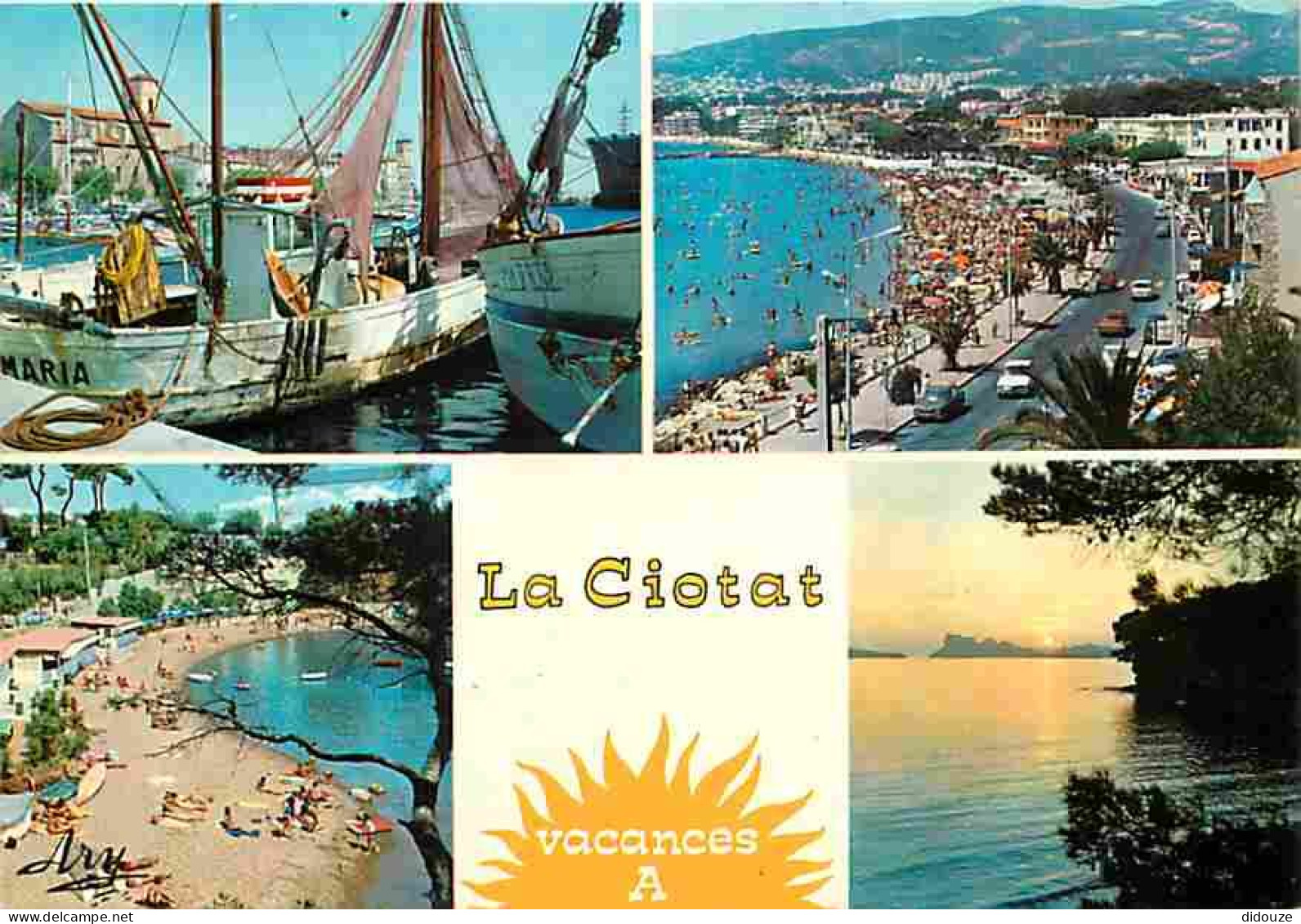 13 - La Ciotat - Multivues - Bateaux - Plages - Automobiles - CPM - Voir Scans Recto-Verso - La Ciotat