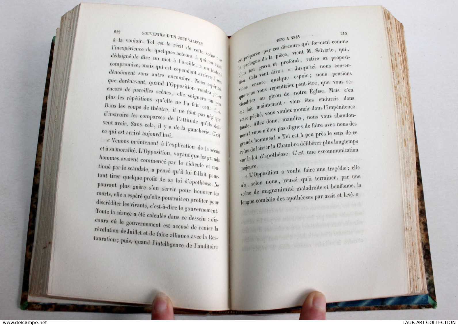 SOUVENIRS ET REFLEXIONS POLITIQUES D'UN JOURNALISTE Par SAINT MARC GIRARDIN 1873 / ANCIEN LIVRE XIXe SIECLE (2603.5) - 1801-1900