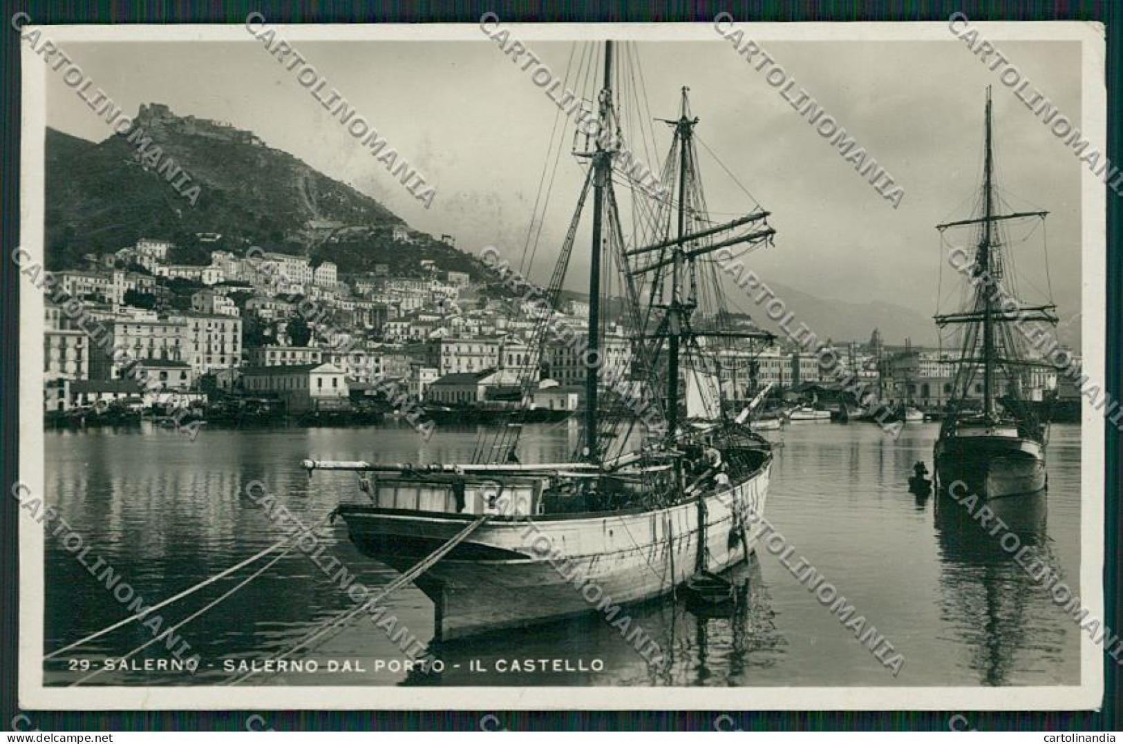 Salerno Città Veliero Foto Cartolina ZC2256 - Salerno